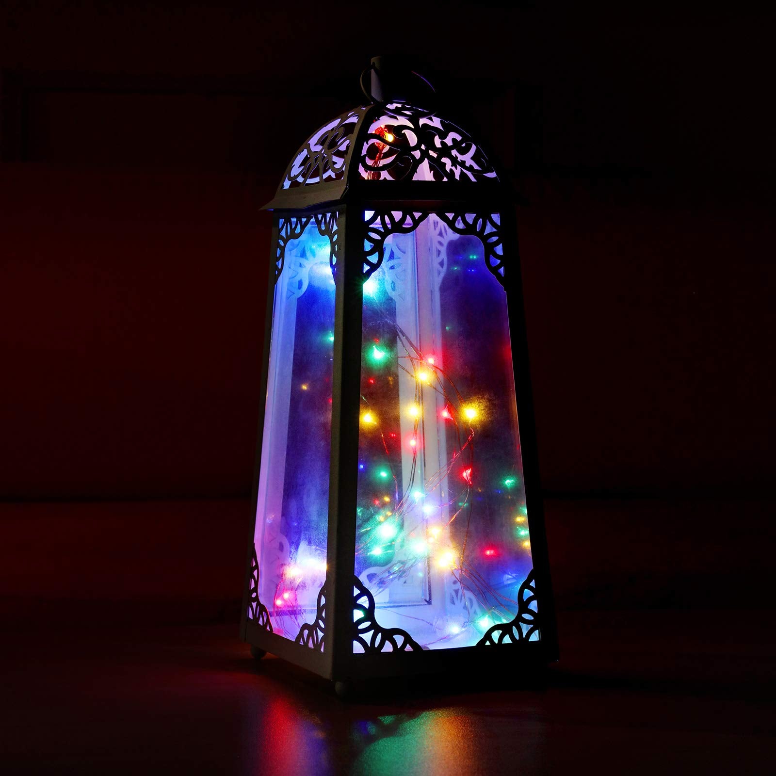 Mikasol Fairy Lights Battery Operated, 2 Packs Mini 3*Aaa Battery Powered Copper Wire Led Starry String Lights Firefly Lights For Bedroom, Christmas, Parties, Decoration (5M/16Ft Multi Color)