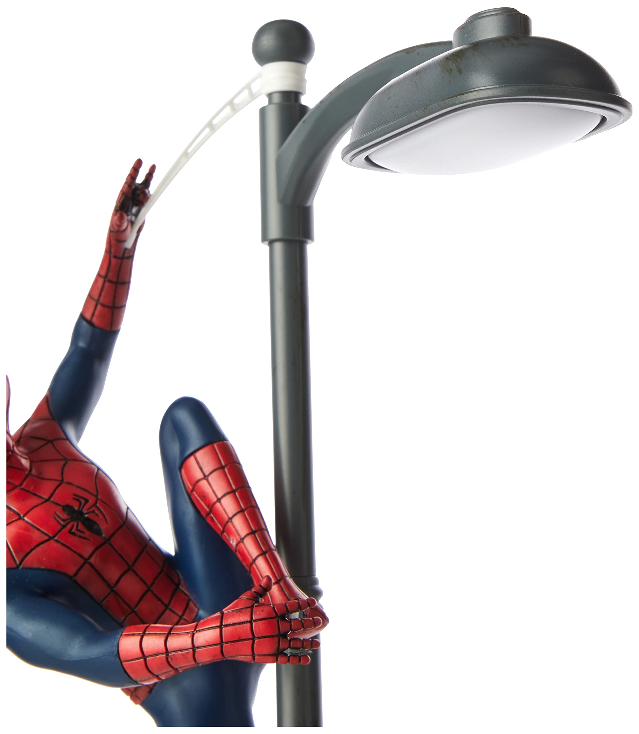 Paladone Spiderman Desk Lamp - Official Disney Table Light, Red Plastic, Model PP6369MC, Perfect Gift for Marvel Fans