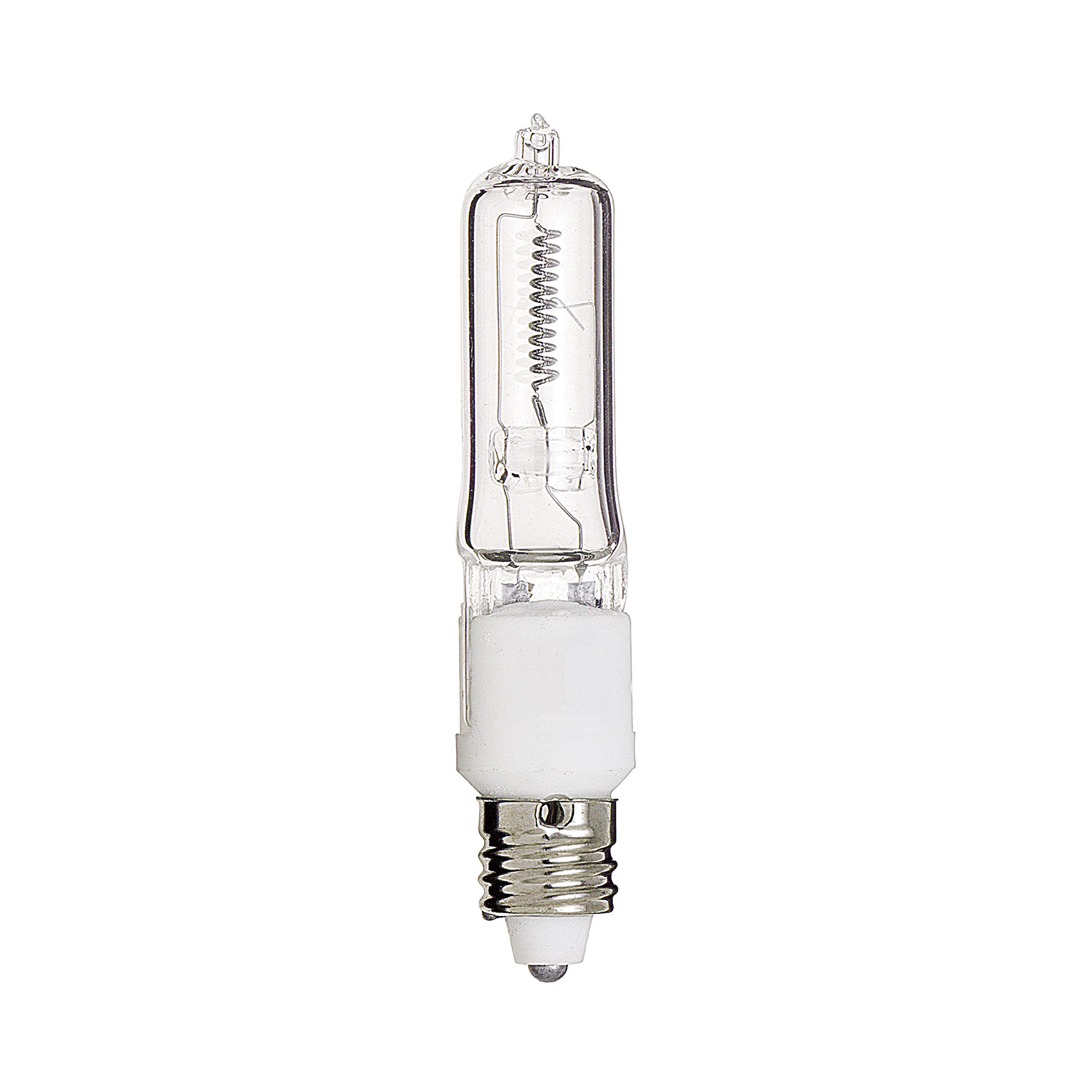 Satco 250-Watt T4.5 Halogen Light Bulb E11 Base Clear 4-Pack S3109/04