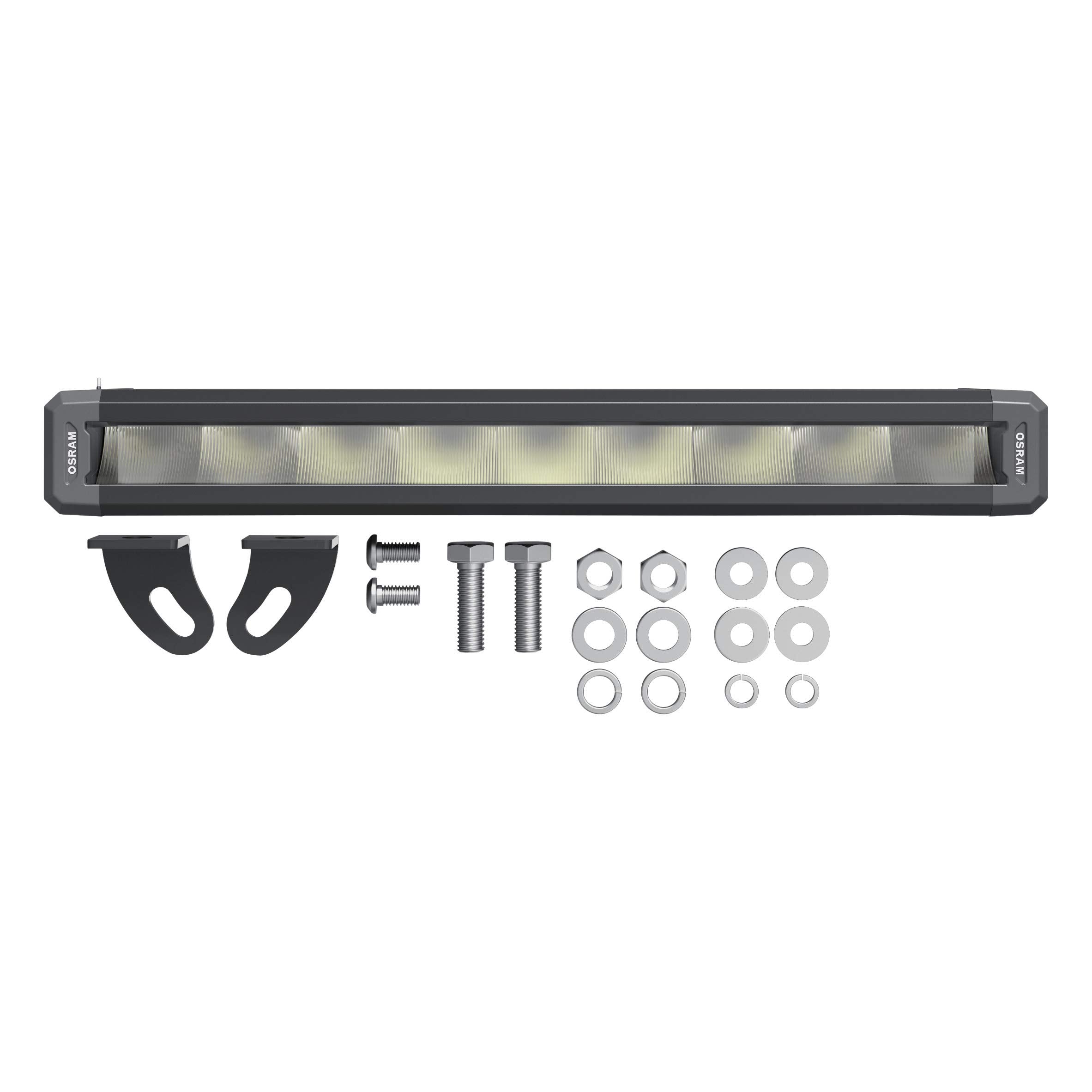 OSRAM LEDriving LIGHTBAR VX250-SP, LED driving lights for high beam, spot, 1500 lumens, light beam up to 318 m, LED light bar 12