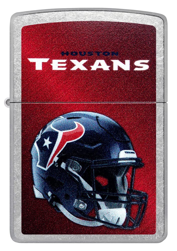 Zippo Nfl Houston Texans Helmet Street Chrome Pocket Lighter