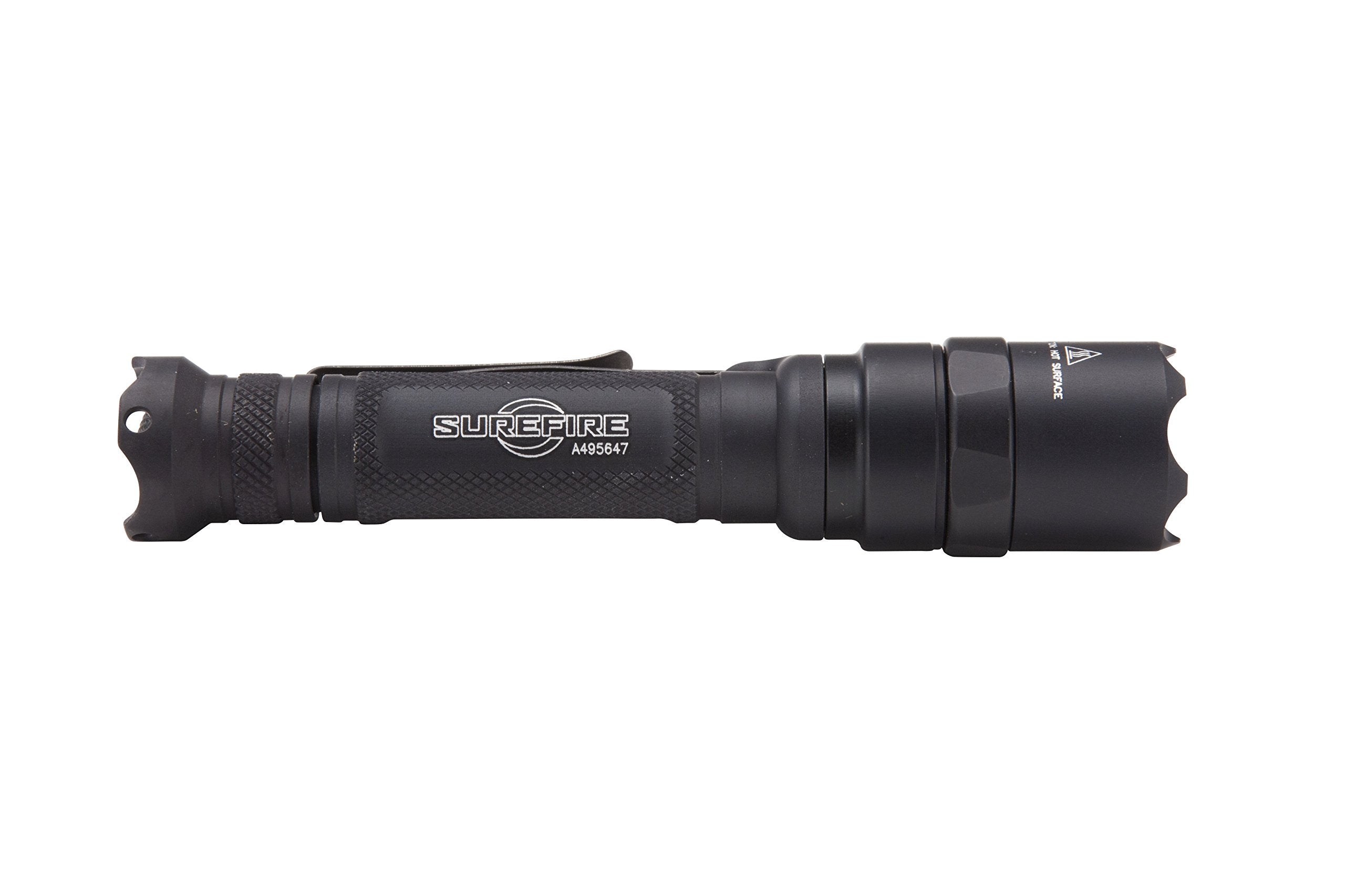 SureFire E2D Defender Ultra Flashlight - 600 Lumens, Dual-Output, Black, Plastic