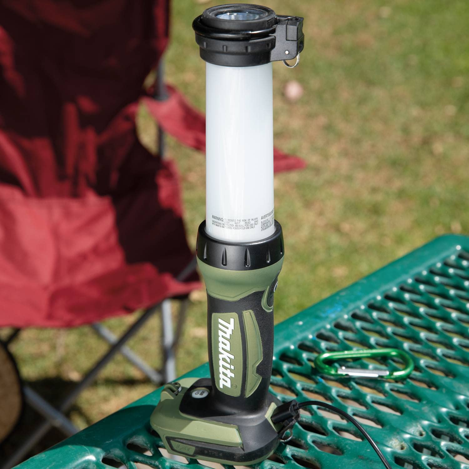 Makita ADML807 18V LXT L.E.D. Lantern/Flashlight, Camo Green, Plastic