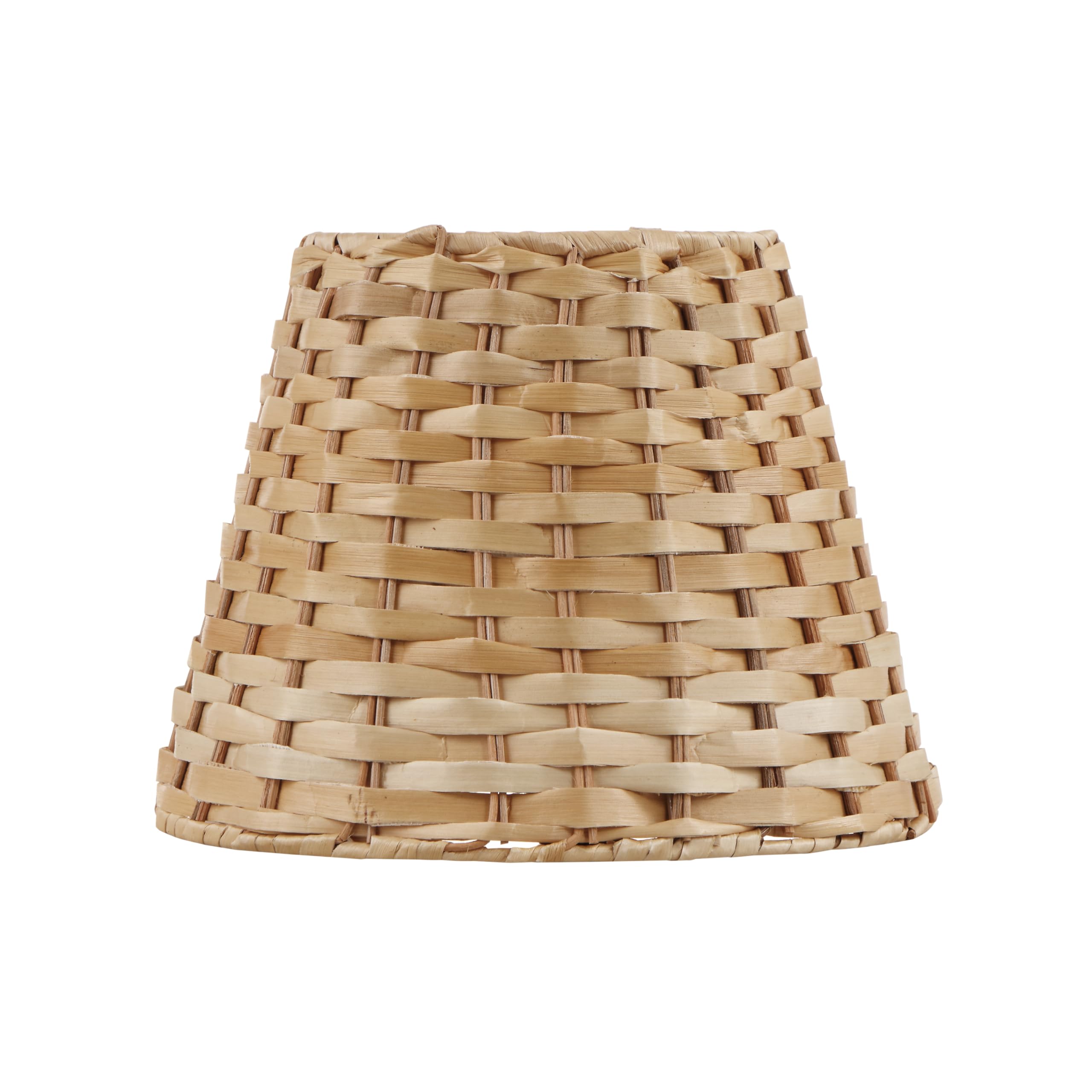 Aspen Creative 32983, Empire Spider Lamp Shade, Natural Banana Leaf, 6'' Top X 10'' Bottom X 8'' Slant Height