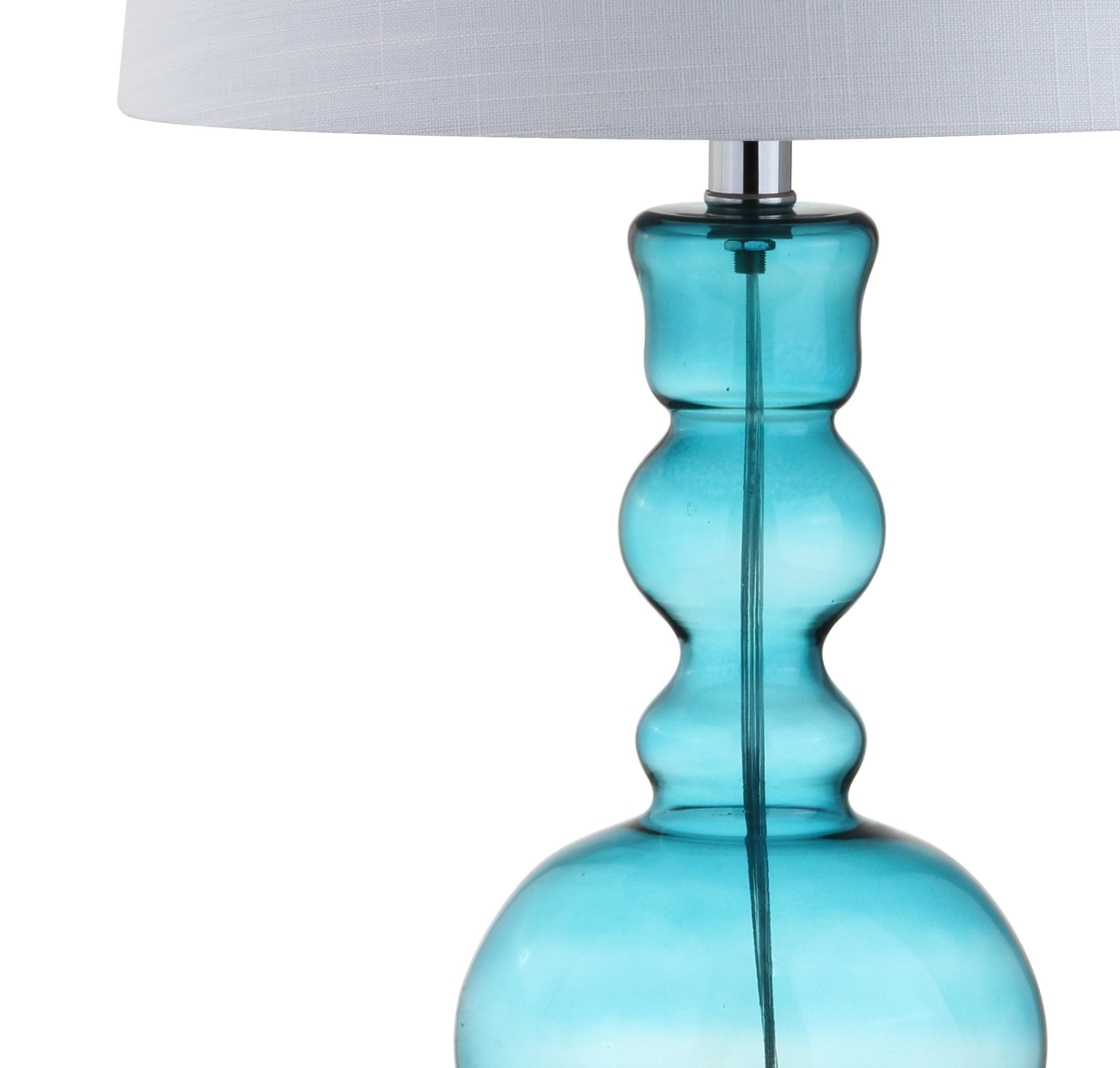 Jonathan Y Jyl1061A-Set2 Set Of 2 Table Lamps Genie 28.5'' Glass Led Table Lamp Contemporary Transitional Bedside Desk Nightstan