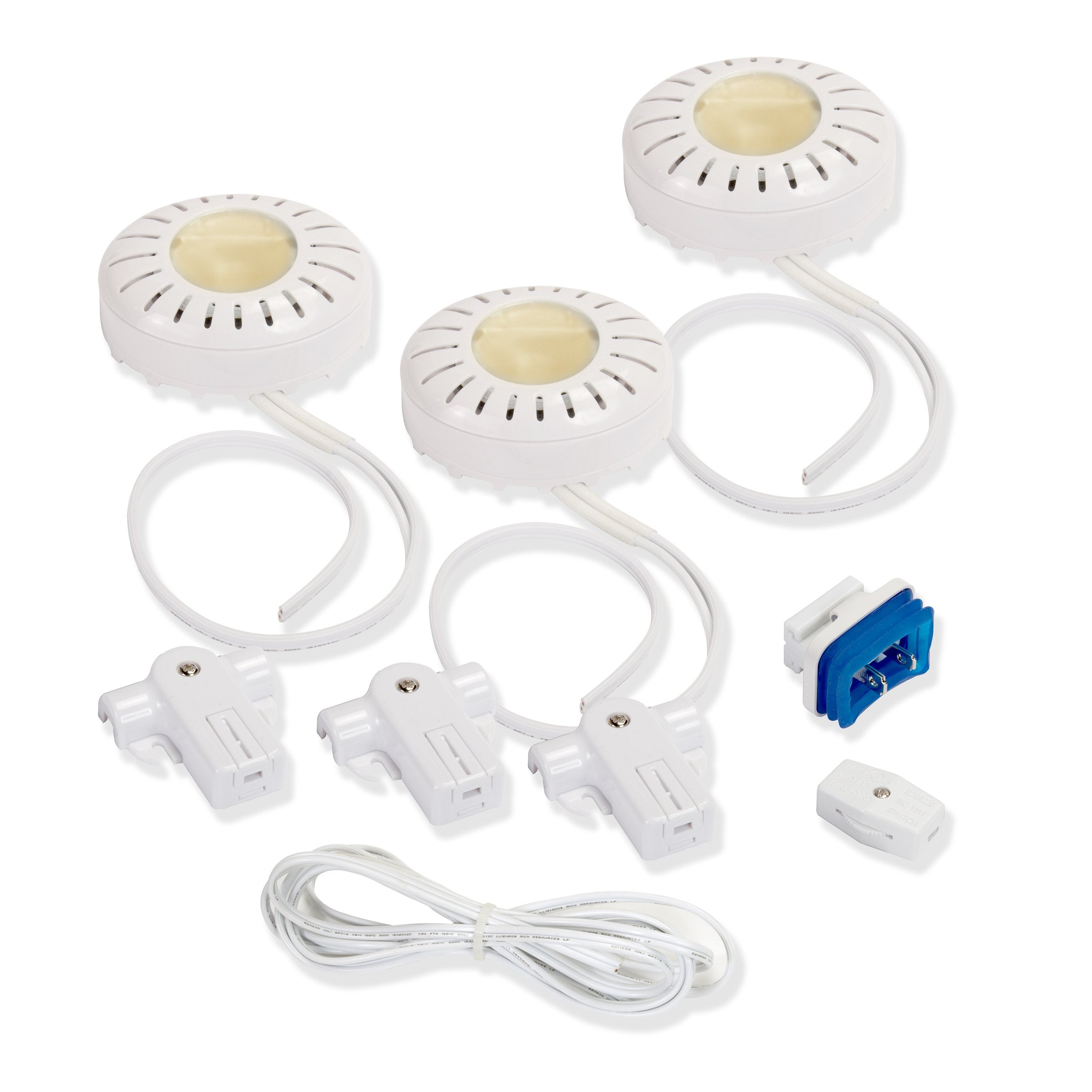 AmerTac XPV30HCL Accent Light Kit, 20-Watt Xenon, 3-Pack, White