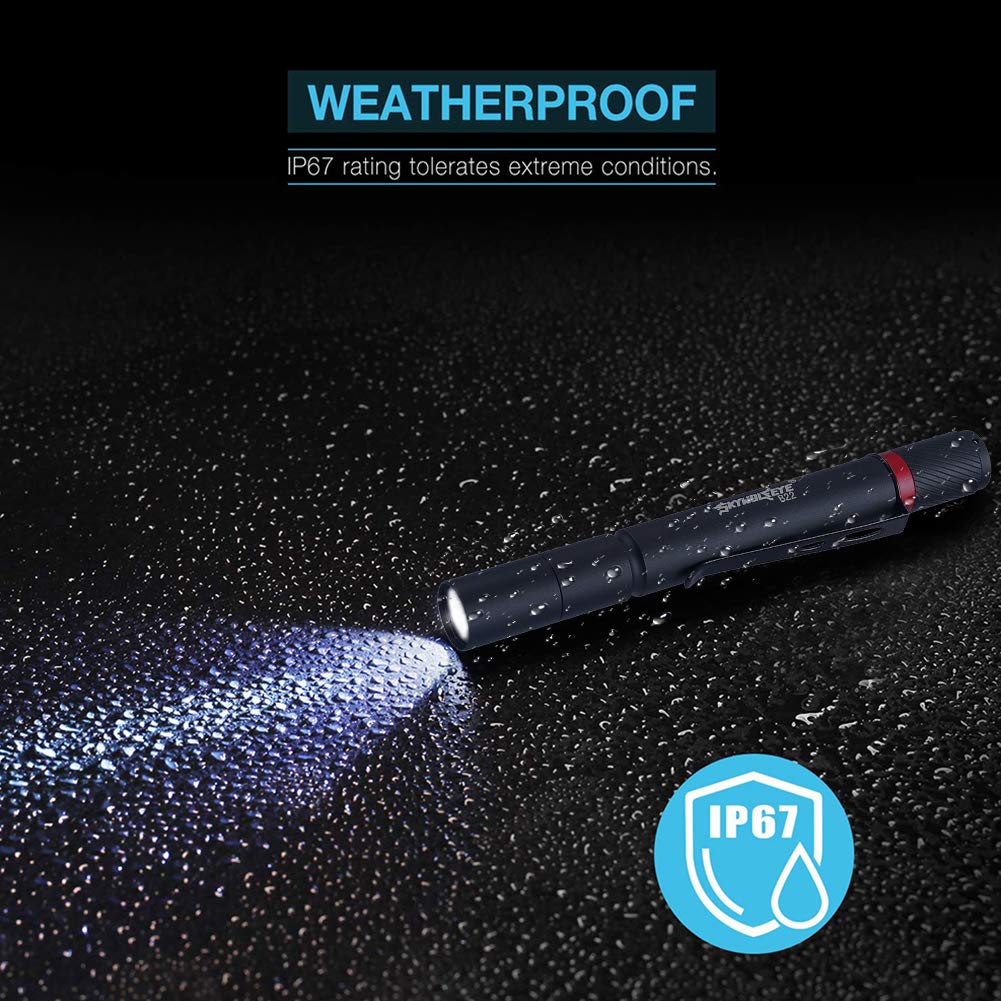 Castnoo 10 Pack Led Pen Flashlight, Pen Light Flashlights Pocket Clip, 3 Mode Penlight, Ultra Bright Mini Pen Lights, Ip67 Small