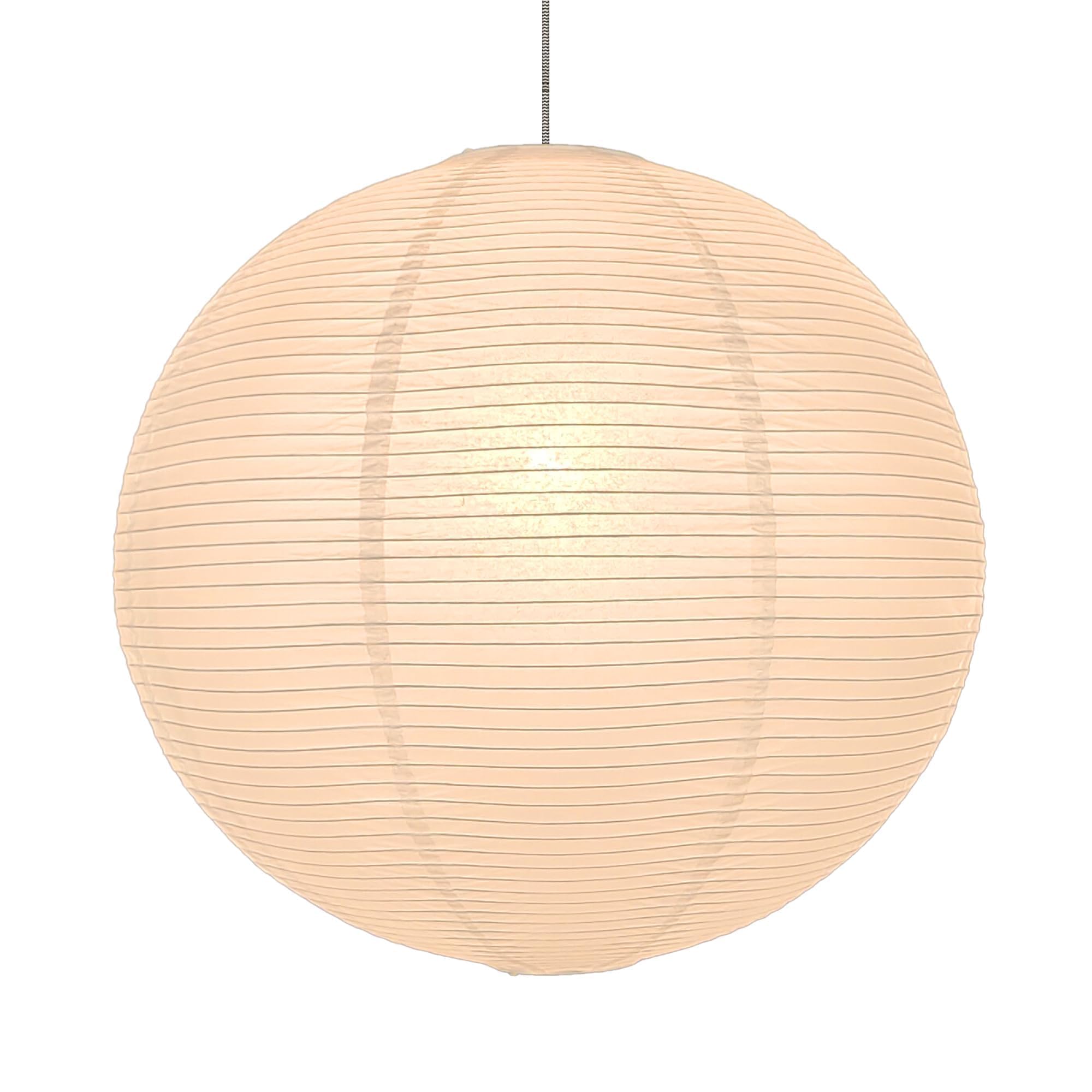 Hytsoeee(21.65Inch) Large Round Paper Lantern Lamp shade,White Rice Paper Lamp Shade,Chinese Foldable Paper Lantern Lampshade fo