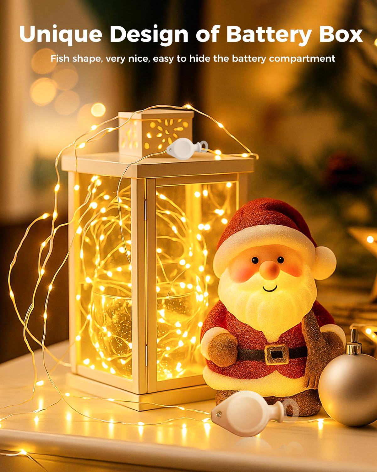 btfarm 12 Pack Fairy Lights, 7FT 20 LED Mini String Lights, Waterproof Silver Wire, Warm White, Model BL20-12
