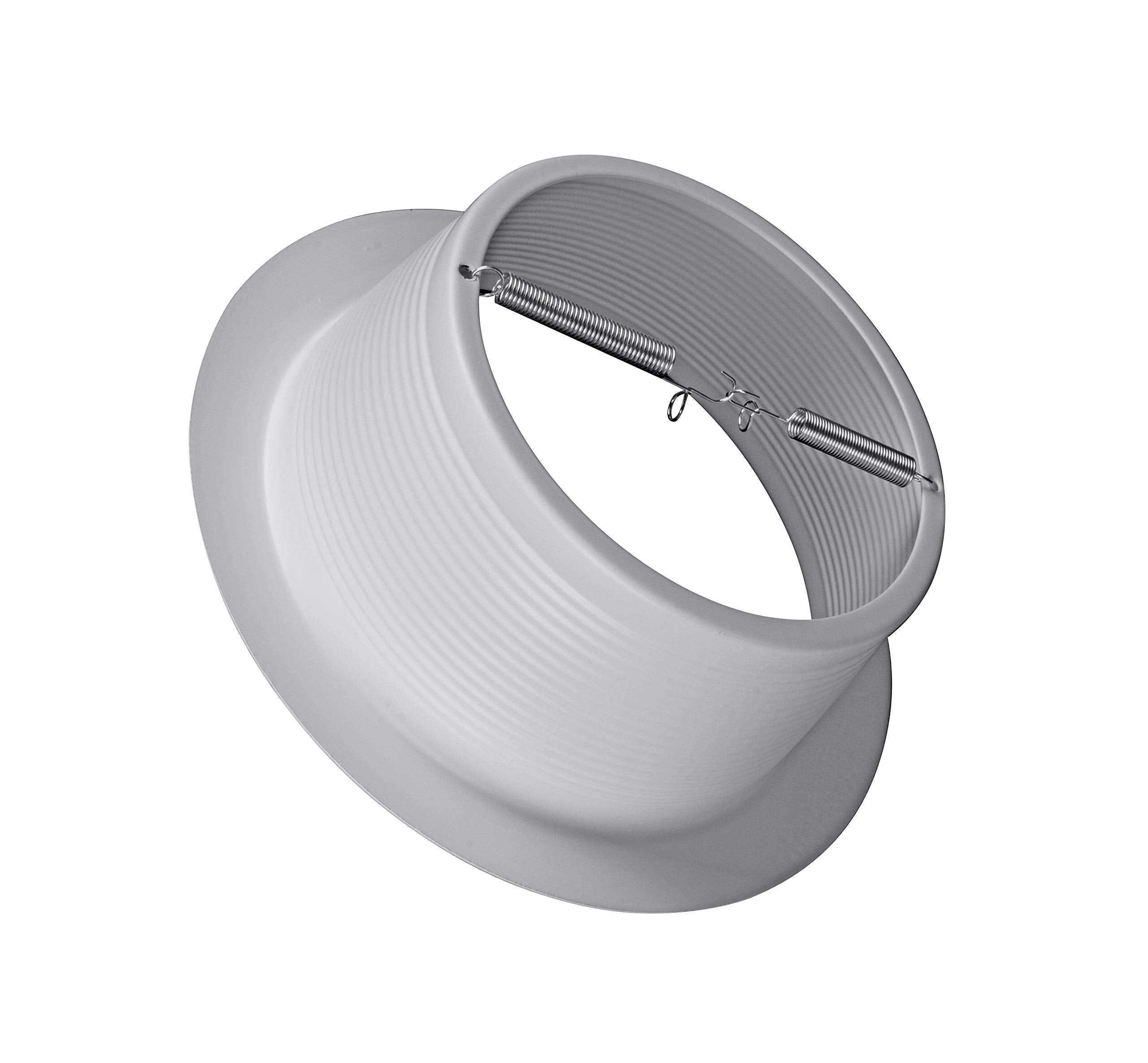 Nicor Lighting 6 Inch White Recessed Baffle Trim  Single Piece  Fits 6 Inch Housings (17510Sp)
