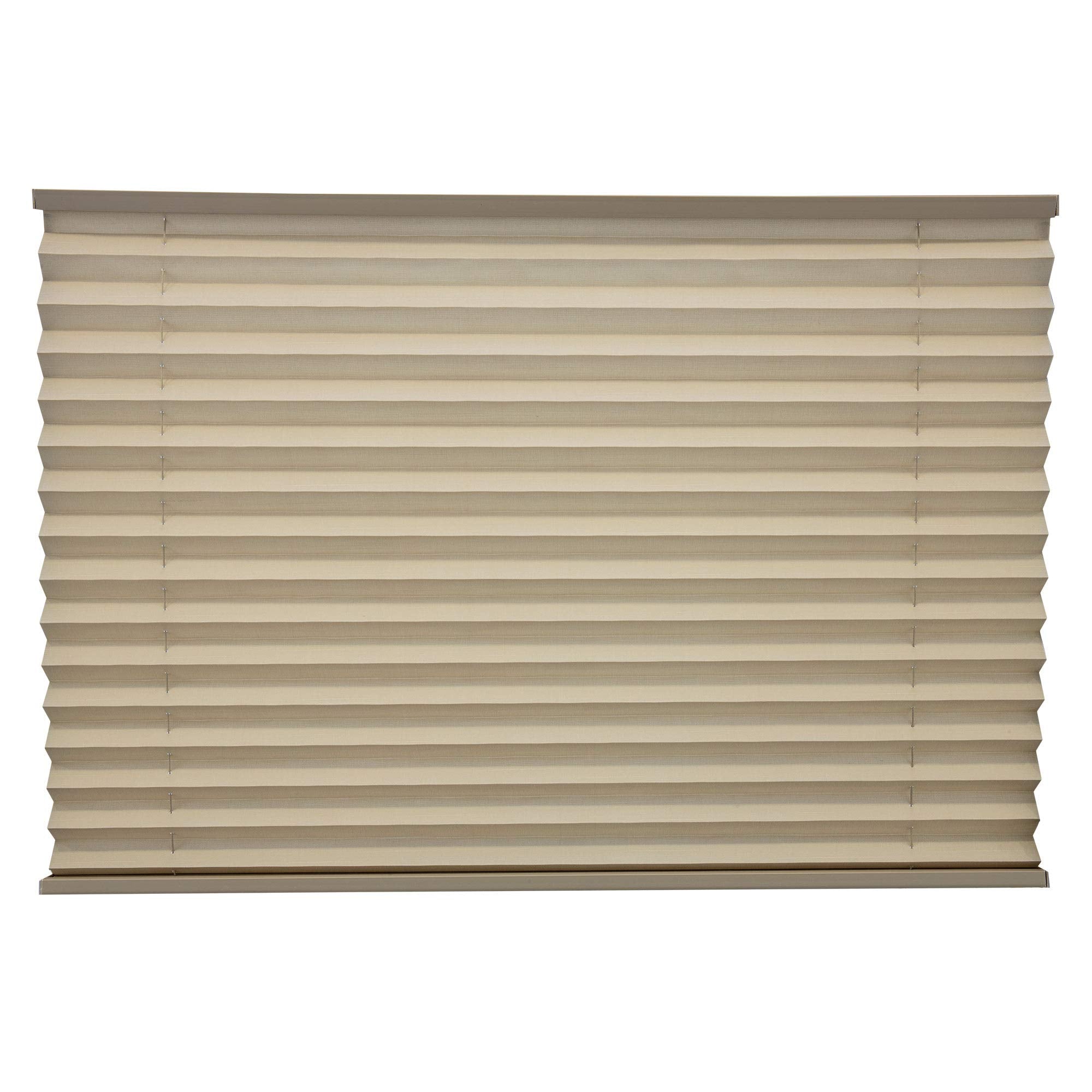 RecPro RV Blinds Pleated Shades | Cappuccino | RV Window Shades | Camper | Trailer (50&quot; W x 24&quot; L)