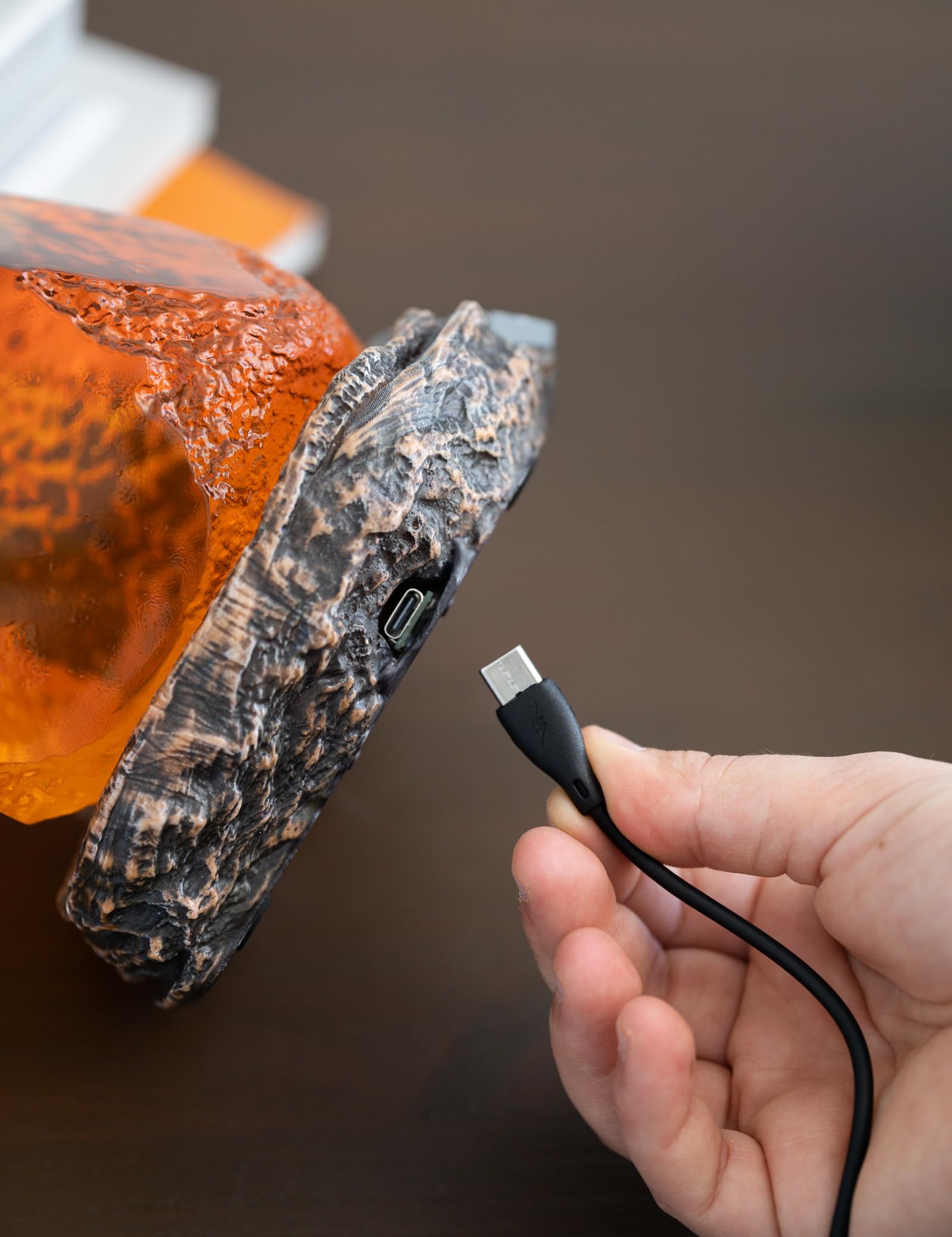 Grupo Erik Jurassic Park Mosquito in Amber Table Lamp, Black Resin, Model LAMP010, LED Jurassic Park Merchandise and Decorations