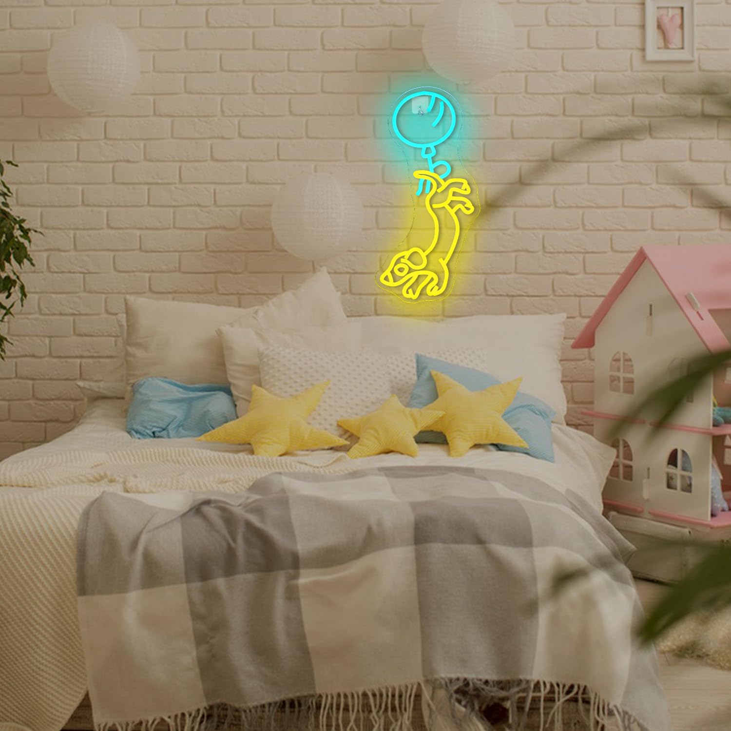 Dreamfort Dachshund Balloon Neon Sign Dog Neon Lights For Wall Decor Cute Puppy With Blue Balloon Anime Led Light Sign For Pet Shop Bedroom Wall Home Party Decor  Party Accessory  Gift For Dog Love