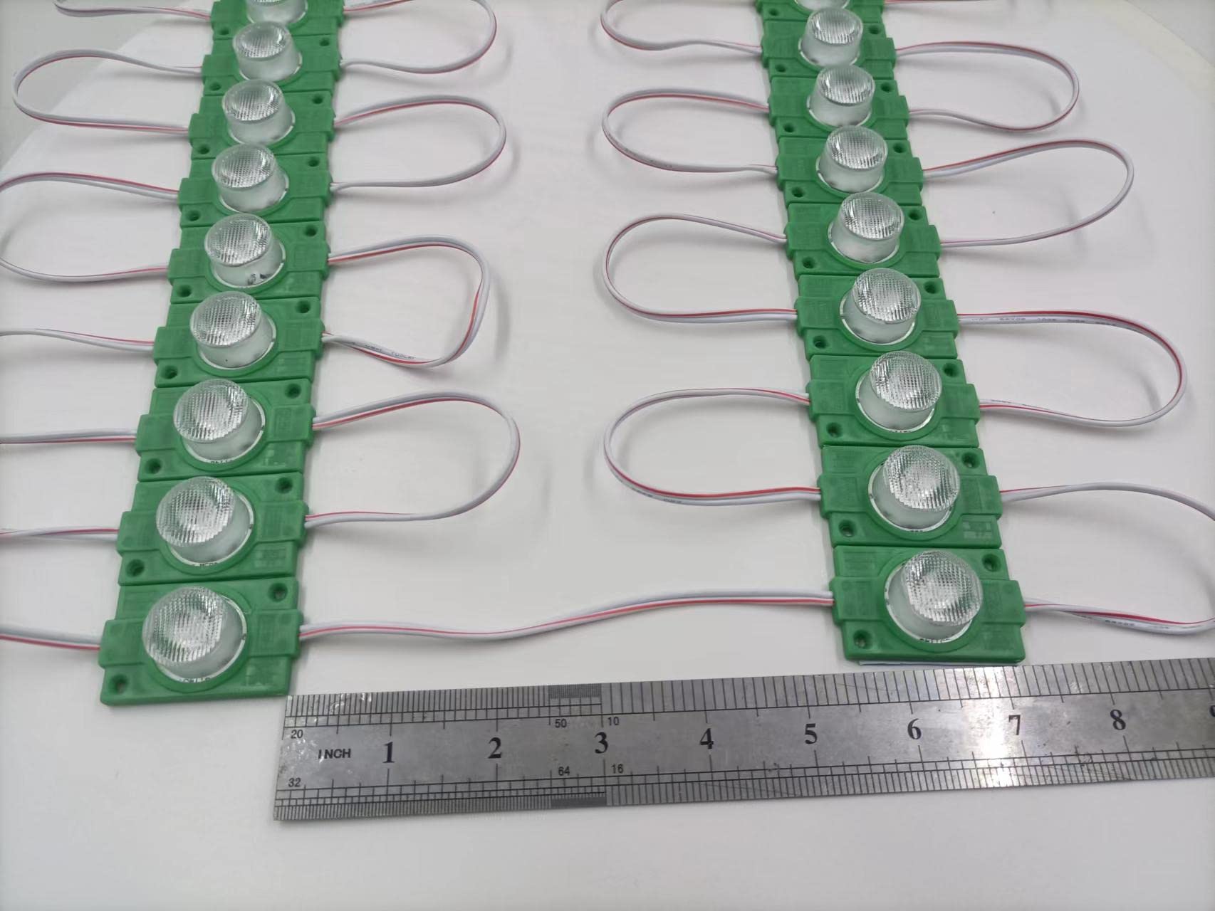 Green 12V Led Module With Lens 2.0W For Light Box With Tape Adhesive Back (20Pcs Pack)
