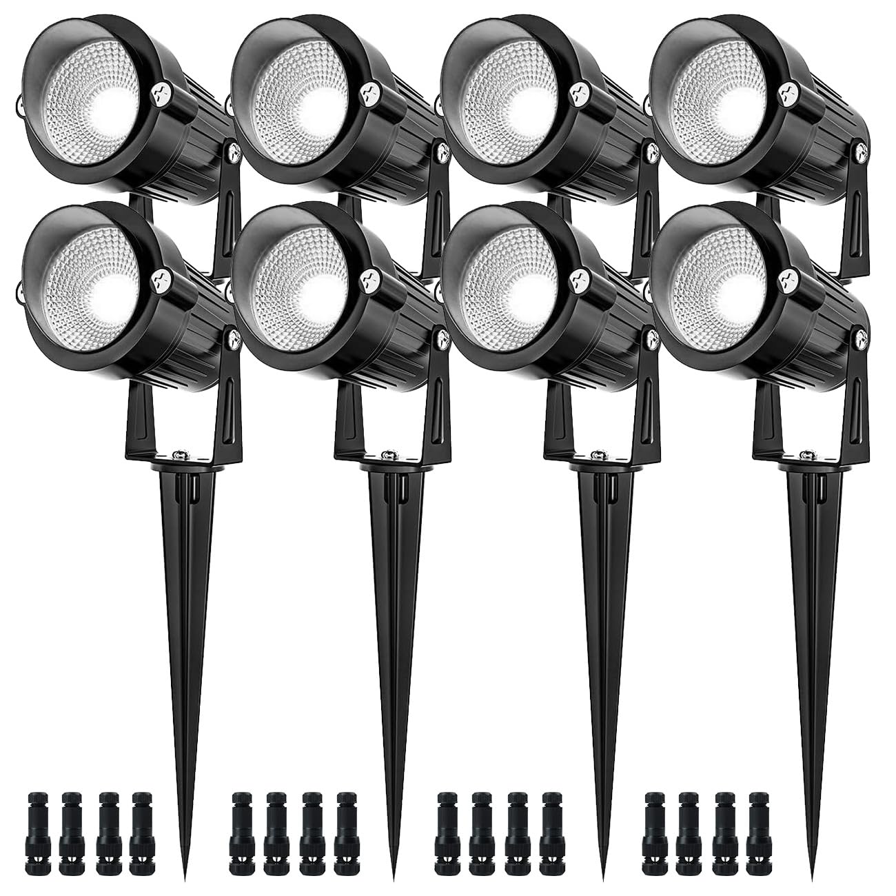 EAGLOD 5W Spot Lights Outdoor 5000K Daylight White Flag Pole Light 12V~24V AC/DC LED Landscape Spotlights  Waterproof Low Voltage Landscape Lighting for Yar (8)