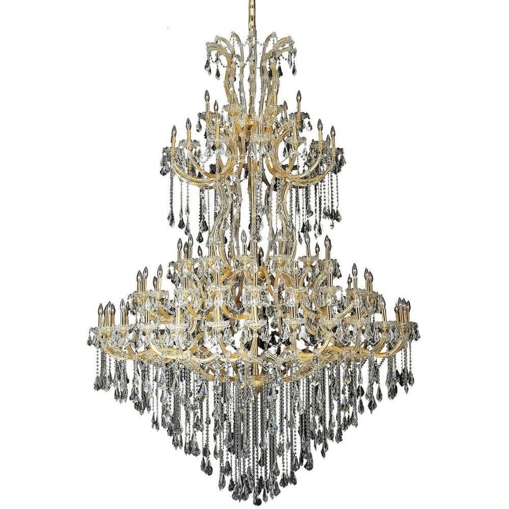 Elegant Lighting Maria Theresa 85 Light Gold Chandelier Clear Royal Cut Crystal - Finish:Gold - Finish:Gold - Finish:Gold - Finish:Gold - Finish:Gold - Finish:Gold - Finish:Gold Gold