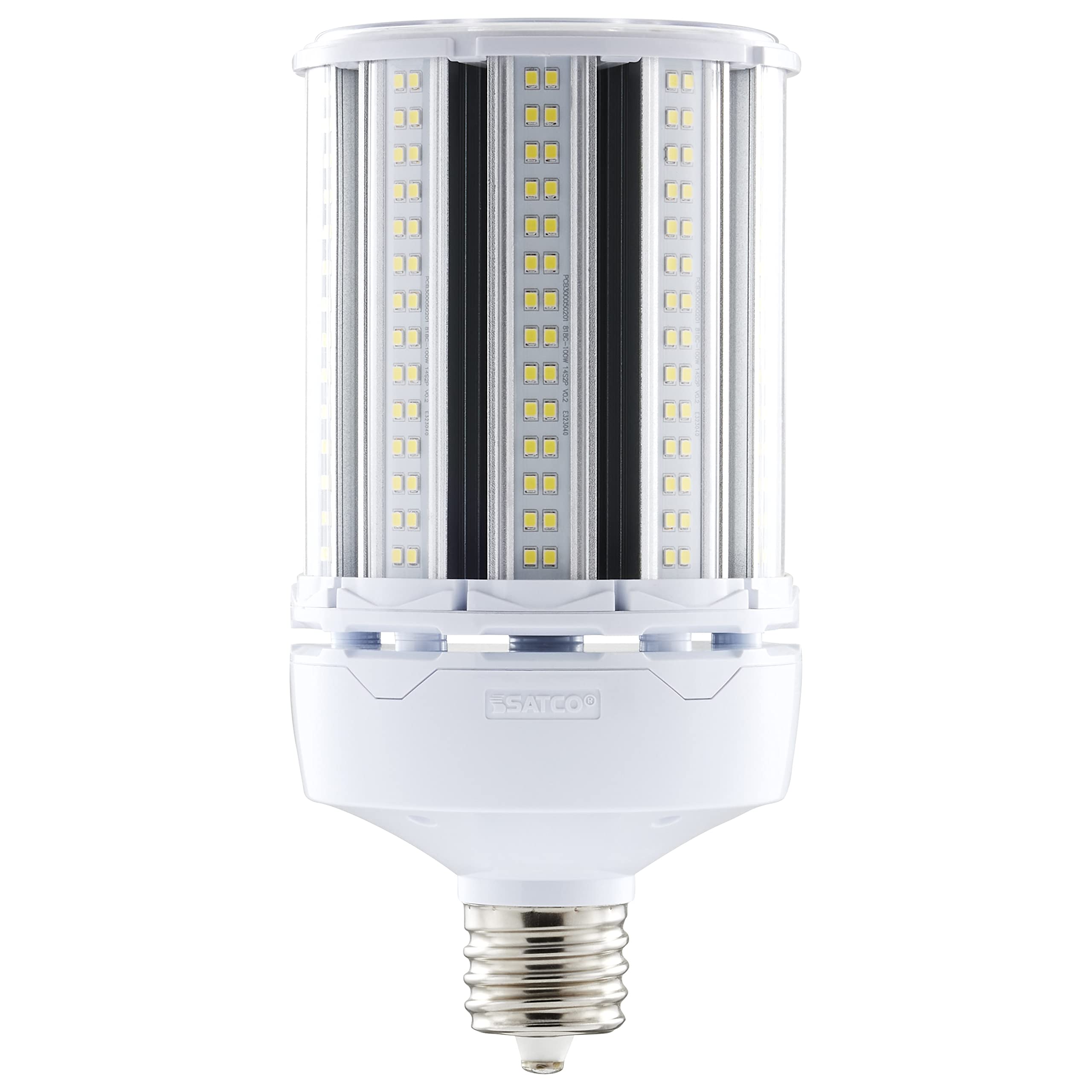 Satco S49396 Corncob LED HID Replacement Light Bulb, EX39 Mogul Extended Base, 100W, 5000K