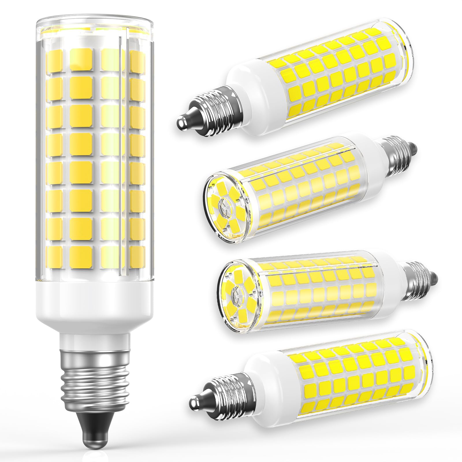 E11 Led Light Bulbs Dimmable 7W Equivalent To Halogen Bulb 75W-80W 730Lm, E11 Mini Candelabra Base Jd T3 T4 Corn Light Bulb Ac 1
