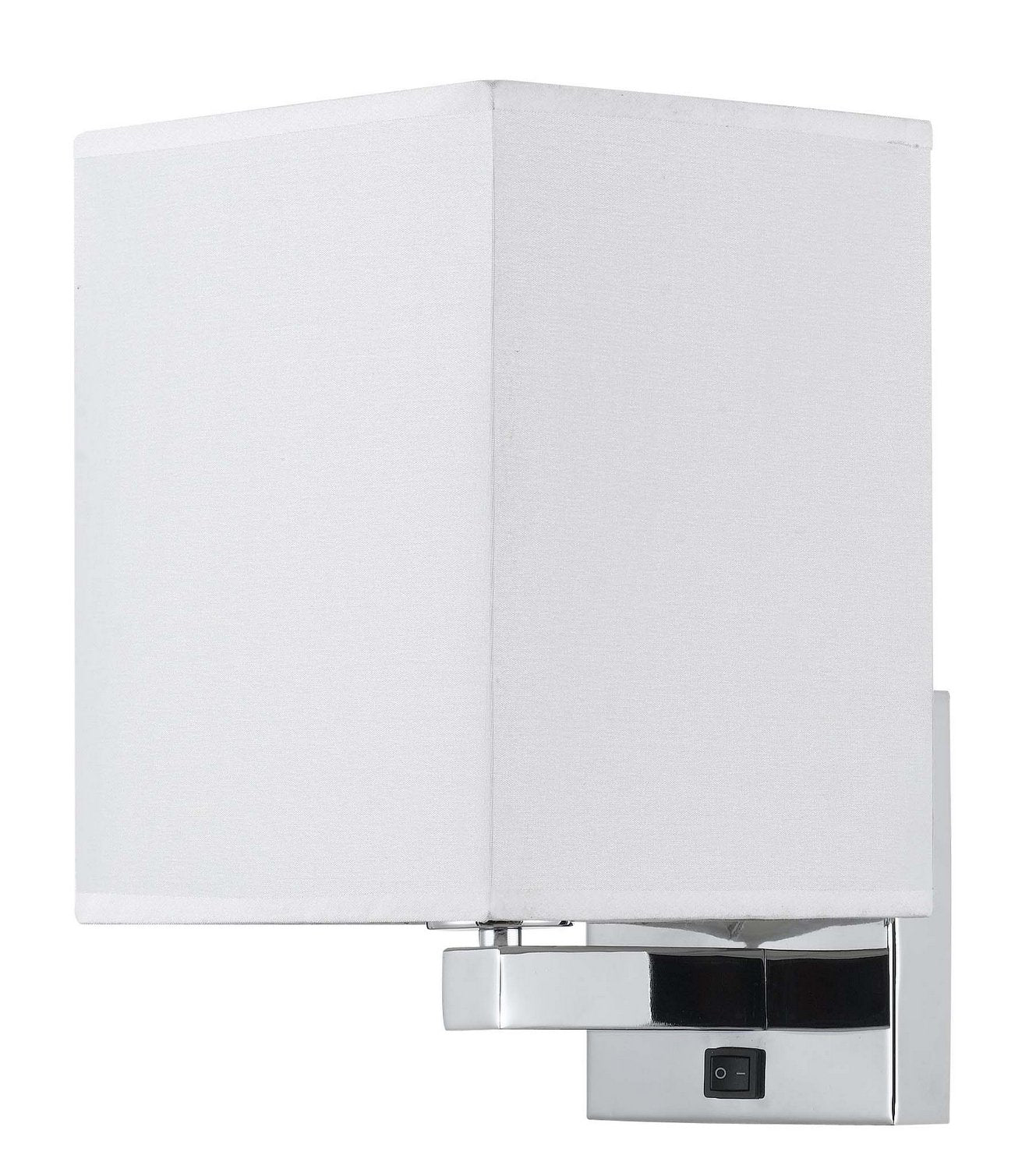 Cal 60W Wall Lamp Brushed Steel Metal 7inL x 8.25inW x 12inH Model LA-8028WL-1-BS
