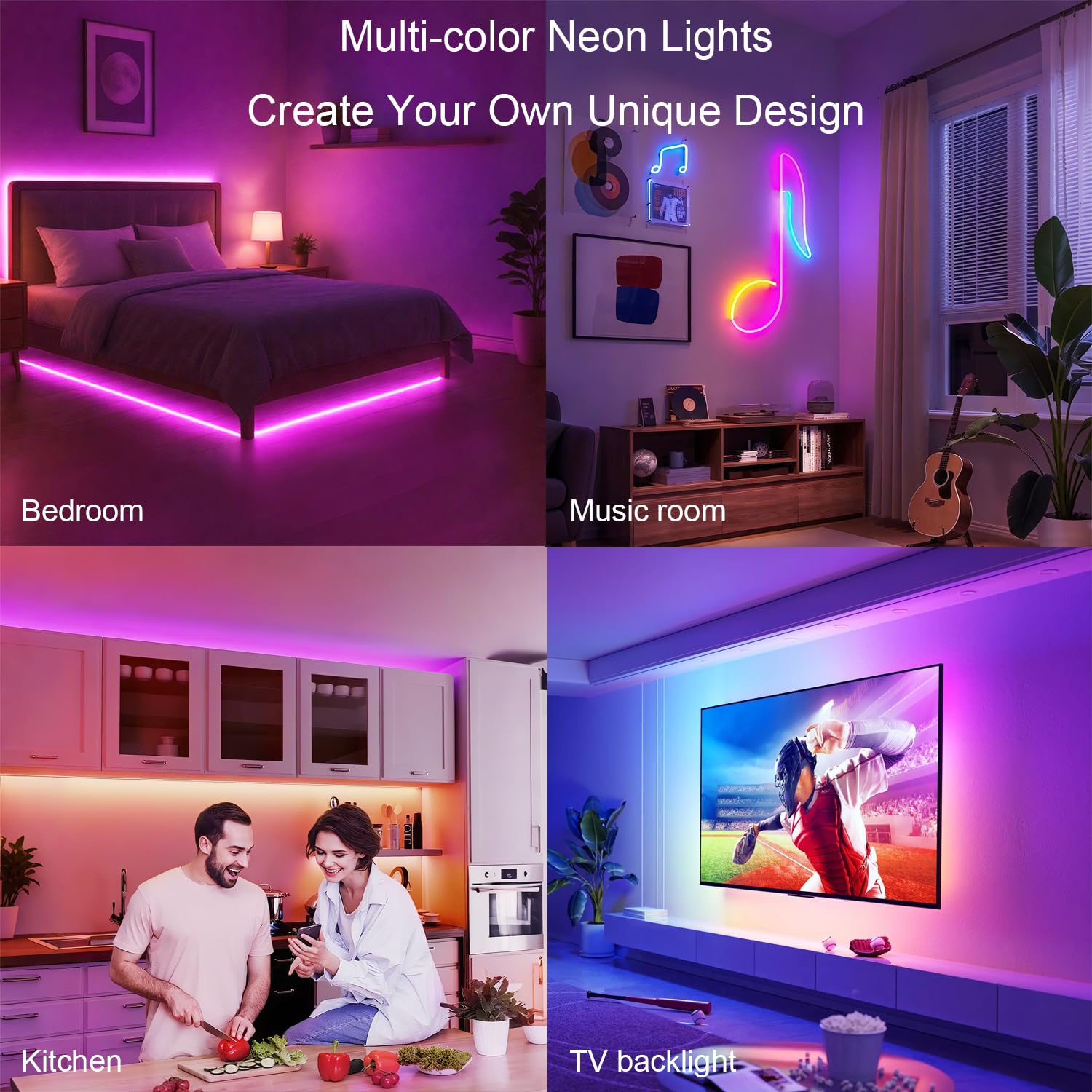 Zslaifu Usb Led Light Strip  3.28Ft 5V Rgb Led Strip Lights  Dimmable Mirror Led Lights Strip  Usb Light For Bedroom  Cabinet  Kitchen  Diy Lighting (Power Adapter Not Included)