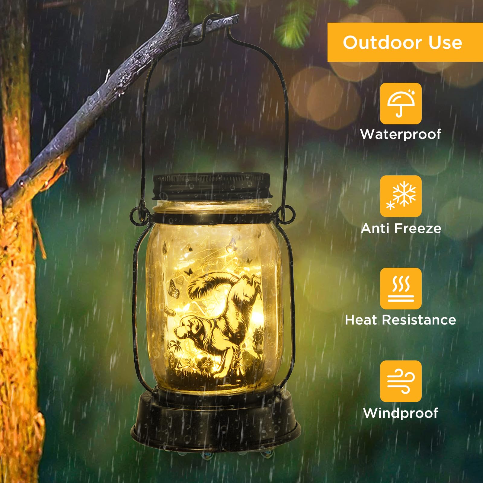 Kyoryuger Pyrenees Gifts For Women/Men Pyrenees Dog Solar Lanterns Mom Birthday Dog Lovers Lantern Pet Loss Pet Memorial Lights