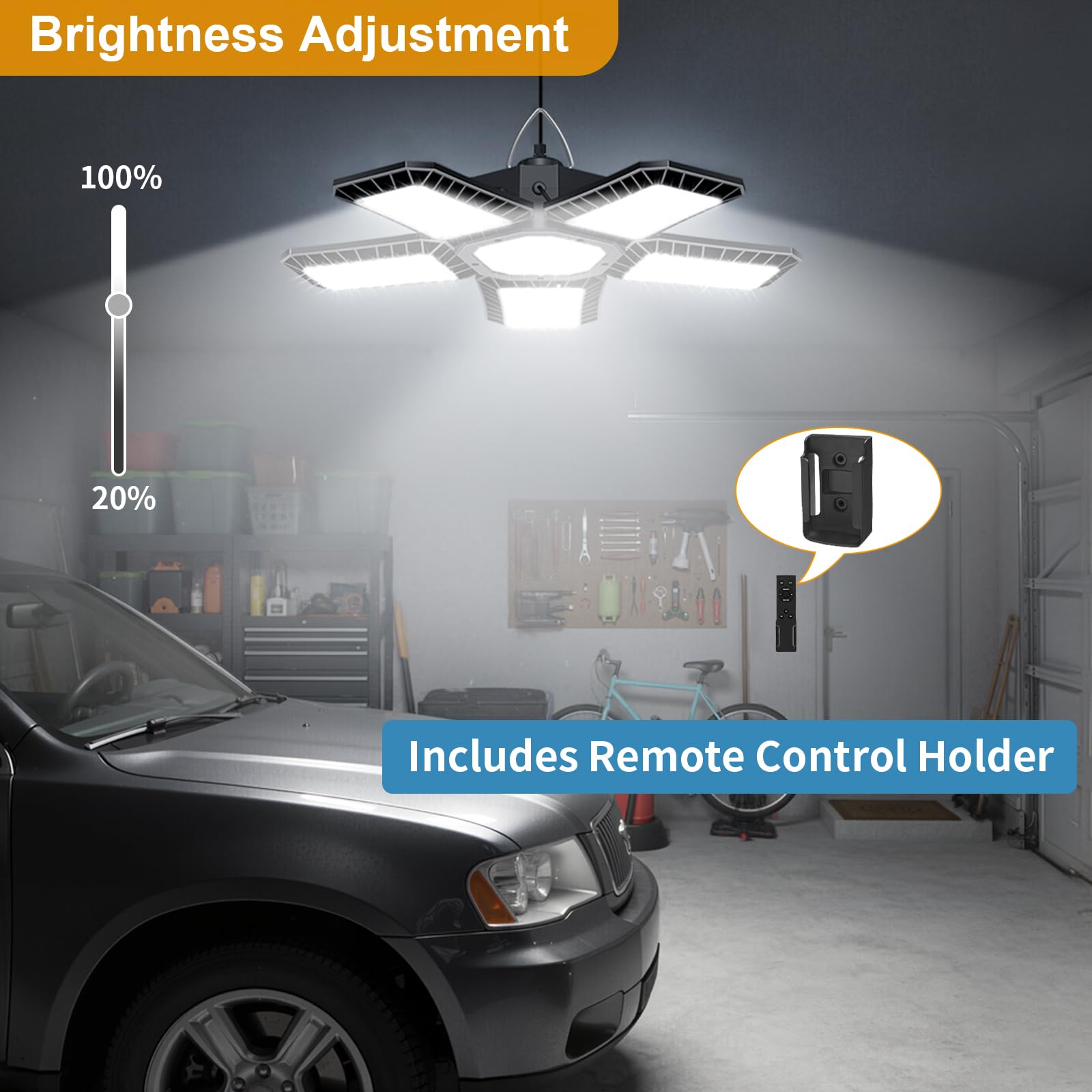 Solar Shed Light Indoor Outdoor  Upgrade Large 267Led Solar Powered Motion Sensor Pendant Light Works Day & Night  Solar Indoor Light With 2 Lighting Modes + Timer & Remote For Shed Gazebo Garage Barn