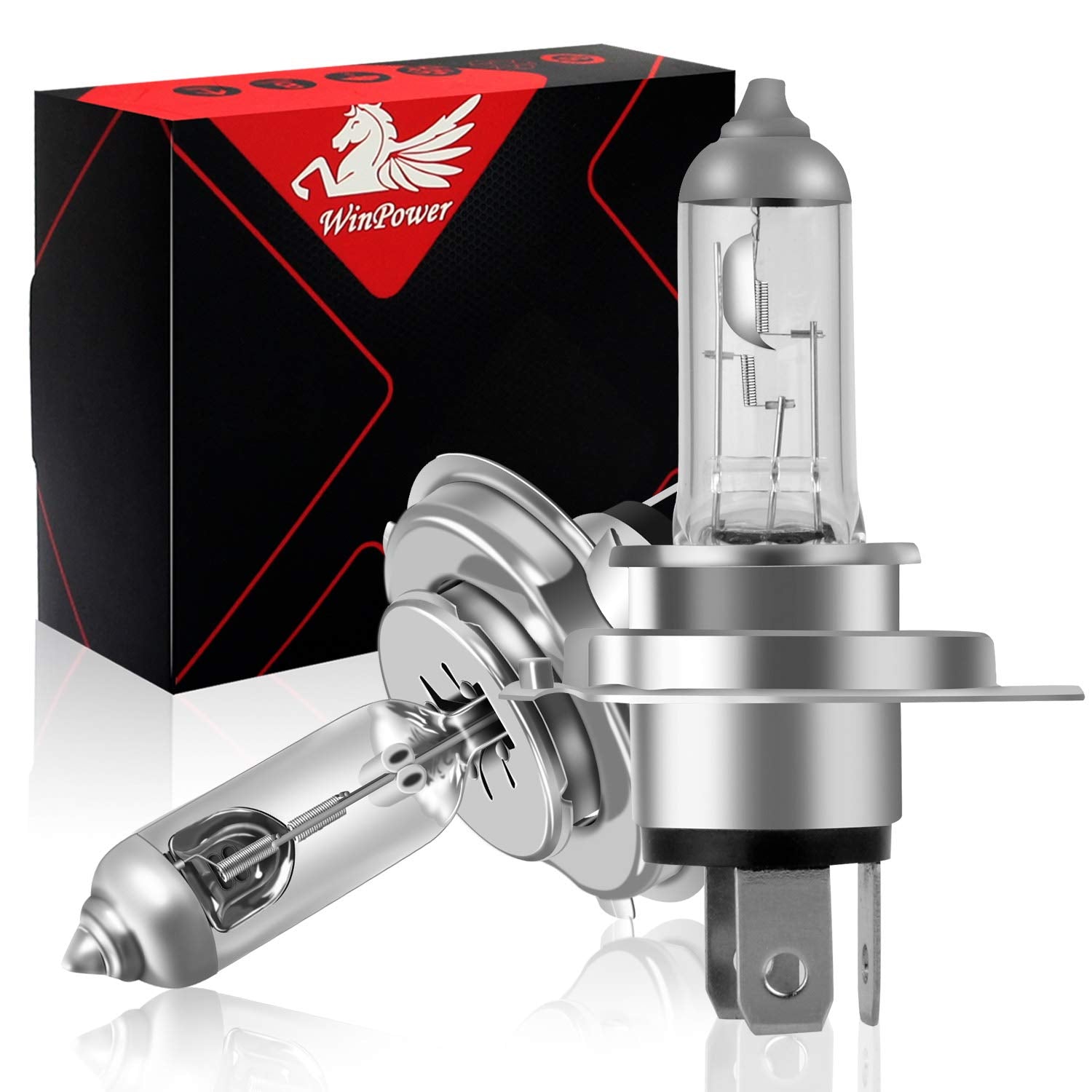 WinPower HS1 PX43T Halogen Bulb, 12V 35/35W, 4300K Bright White, Pack of 2