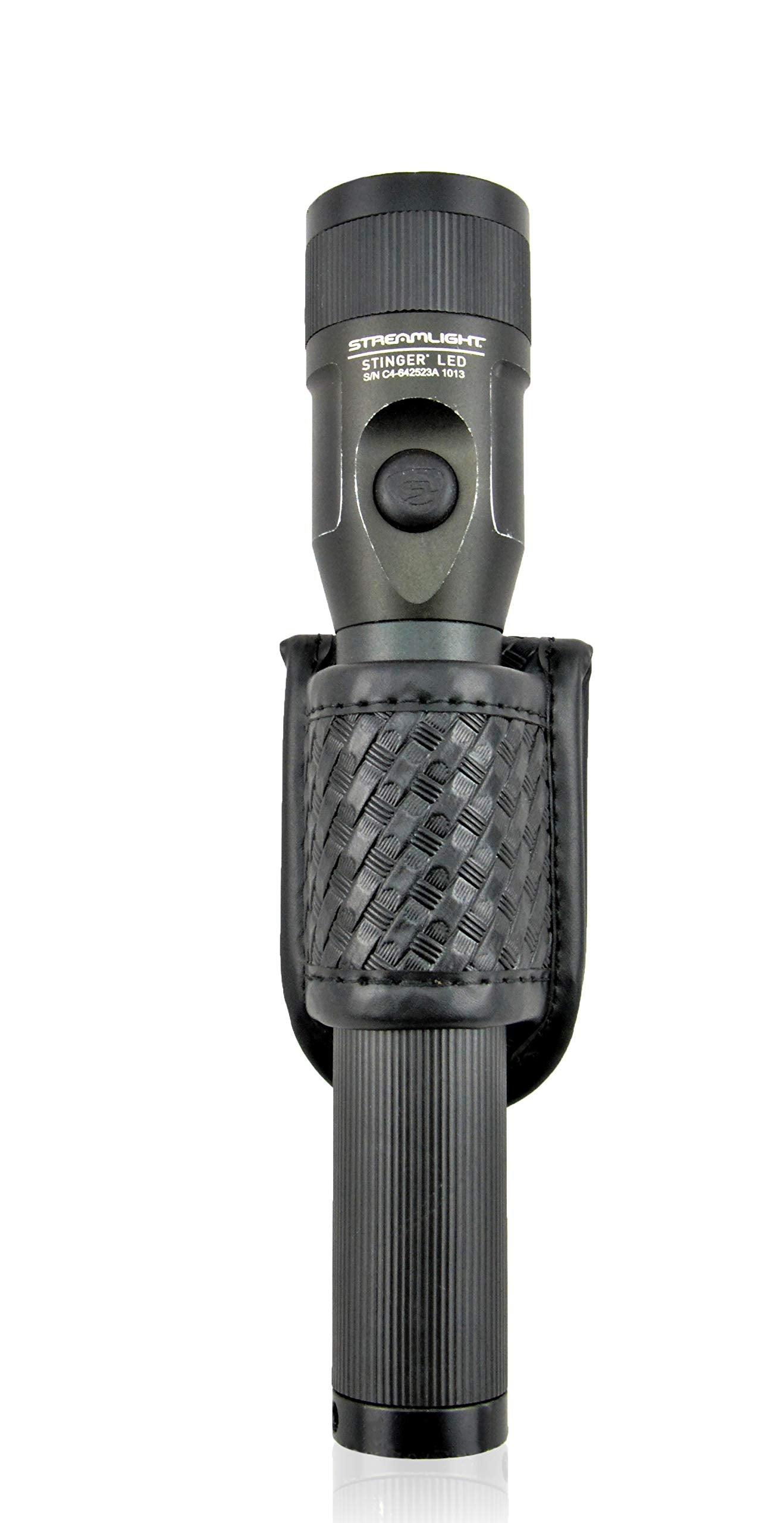 Tech118 Flashlight Holder -Duty Belt Basketweave Flashlight