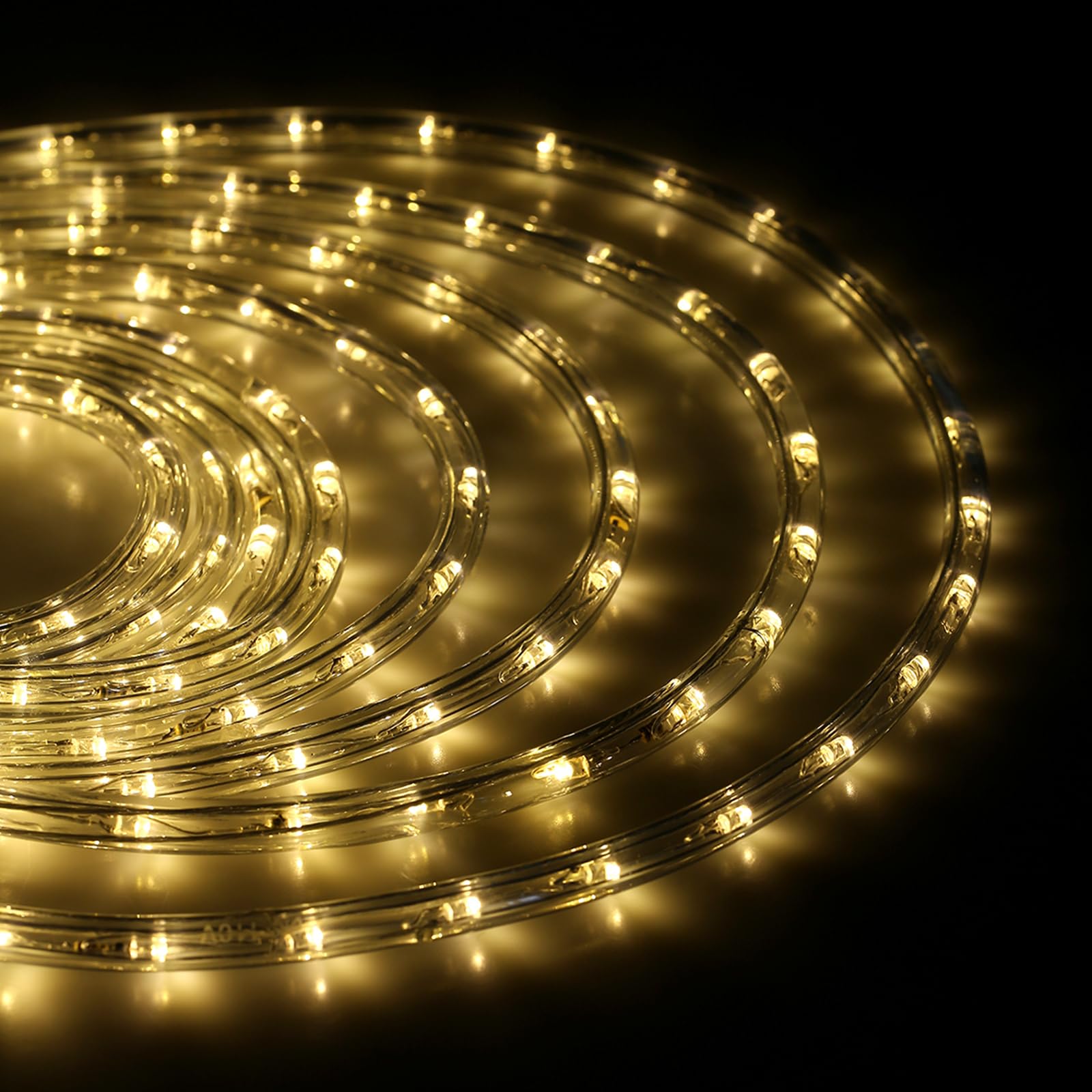 Buyagn Led Rope Light  20Ft Led Strip Lights Outdoor Waterproof Decorative Lighting For Indoor/Outdoor Decorations  Deck  Patio  Party And Bedroom Decorations (Wram White)