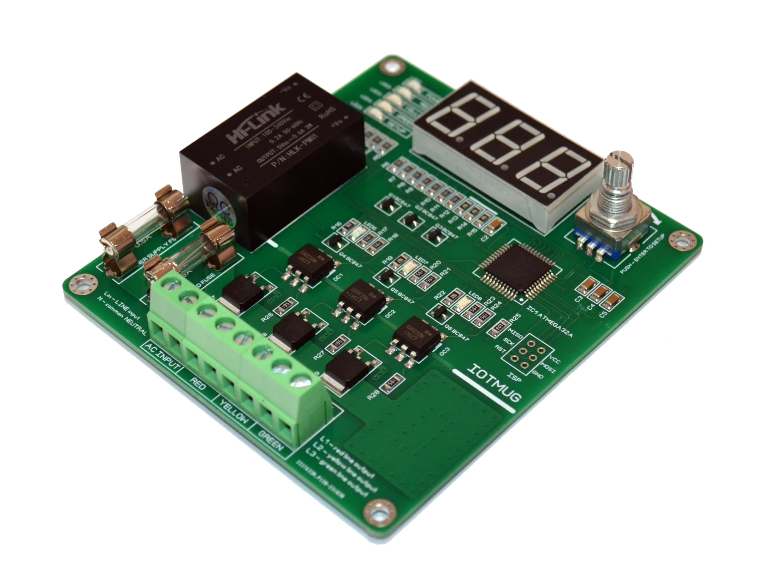 Traffic Light Controller SMD Quite 37+ Modes Sequencer Board 3 Channel AC Voltage 100-240VAC 50HZ 60HZ RED Green Yellow RYG AC Light Control NO Coding Required