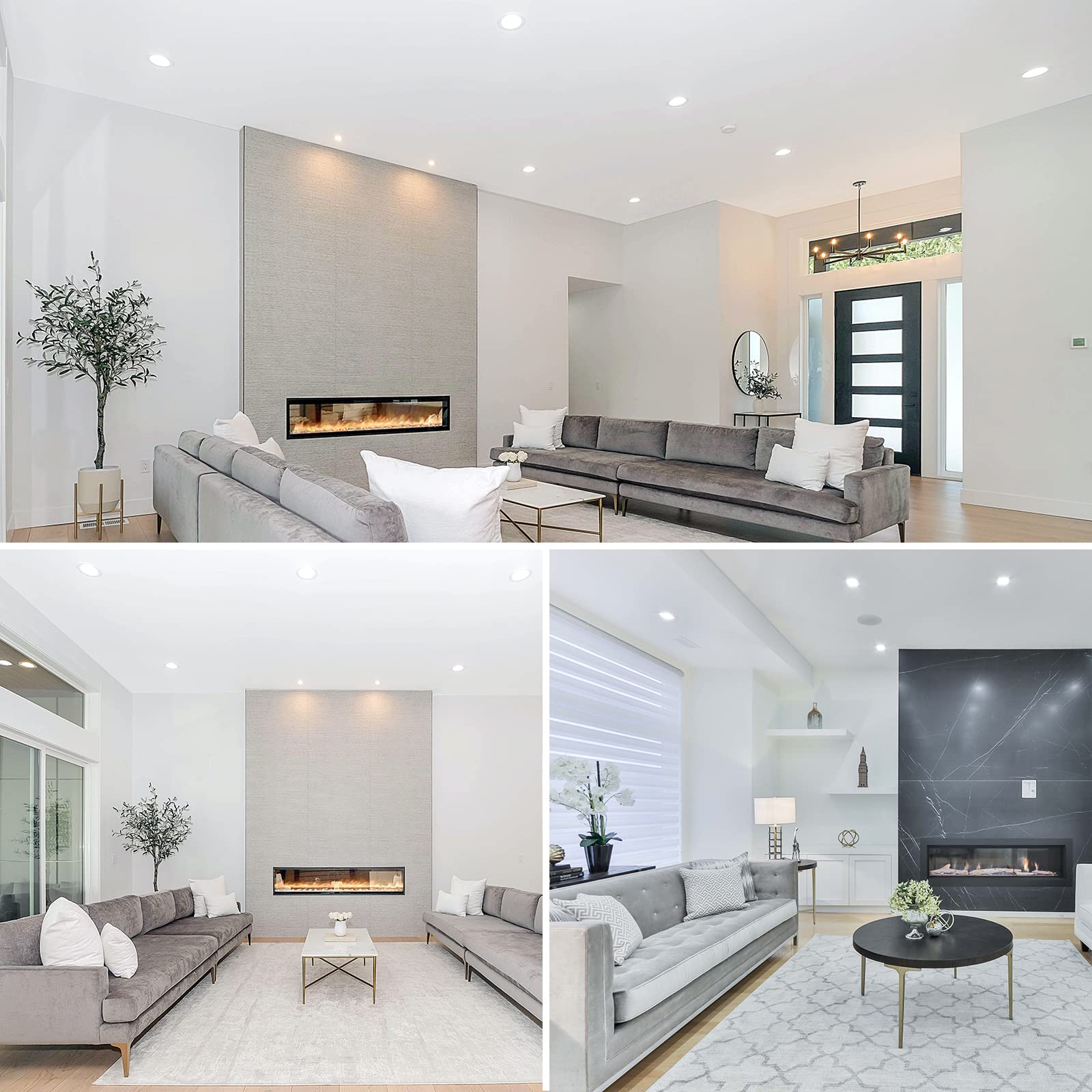 Gonhom 6 Pack Par38 Led Flood Light Bulbs, 5000K Dimmable, 20W Replace 200