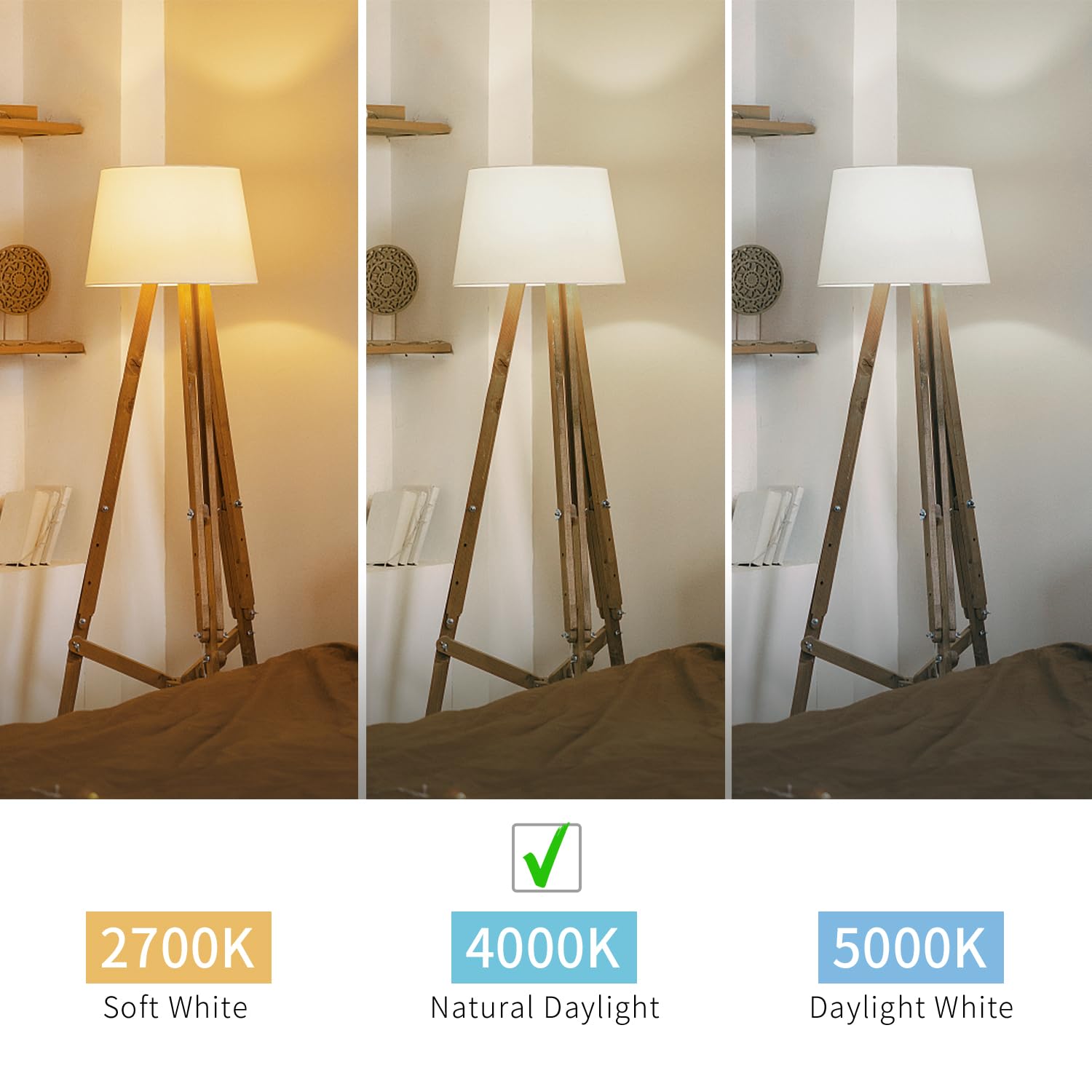 4Pack St58/St19 Vintage Led Edison Bulbs, Daylight White 4000K, 6W Equivalent 60W Led Filament Light Bulbs, Dimmable 700Lm, E26