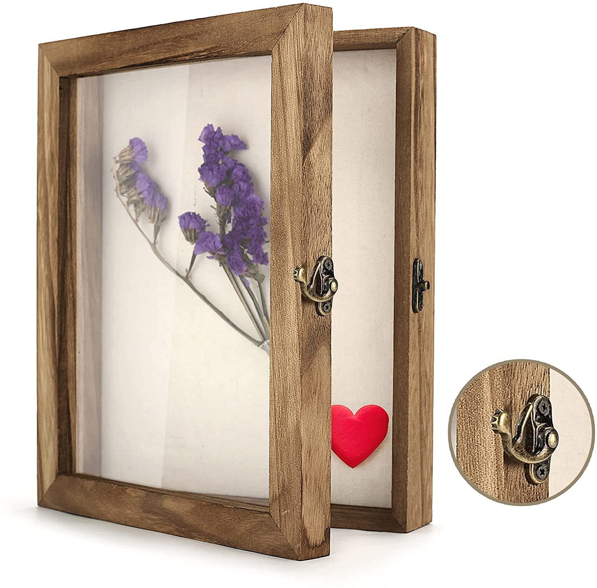 Tjmoree Shadow Box Frame 8 X 10 Shadowbox Display Case Picture Frame With Linen Back Memorabilia Bouquet Medals Military Photos