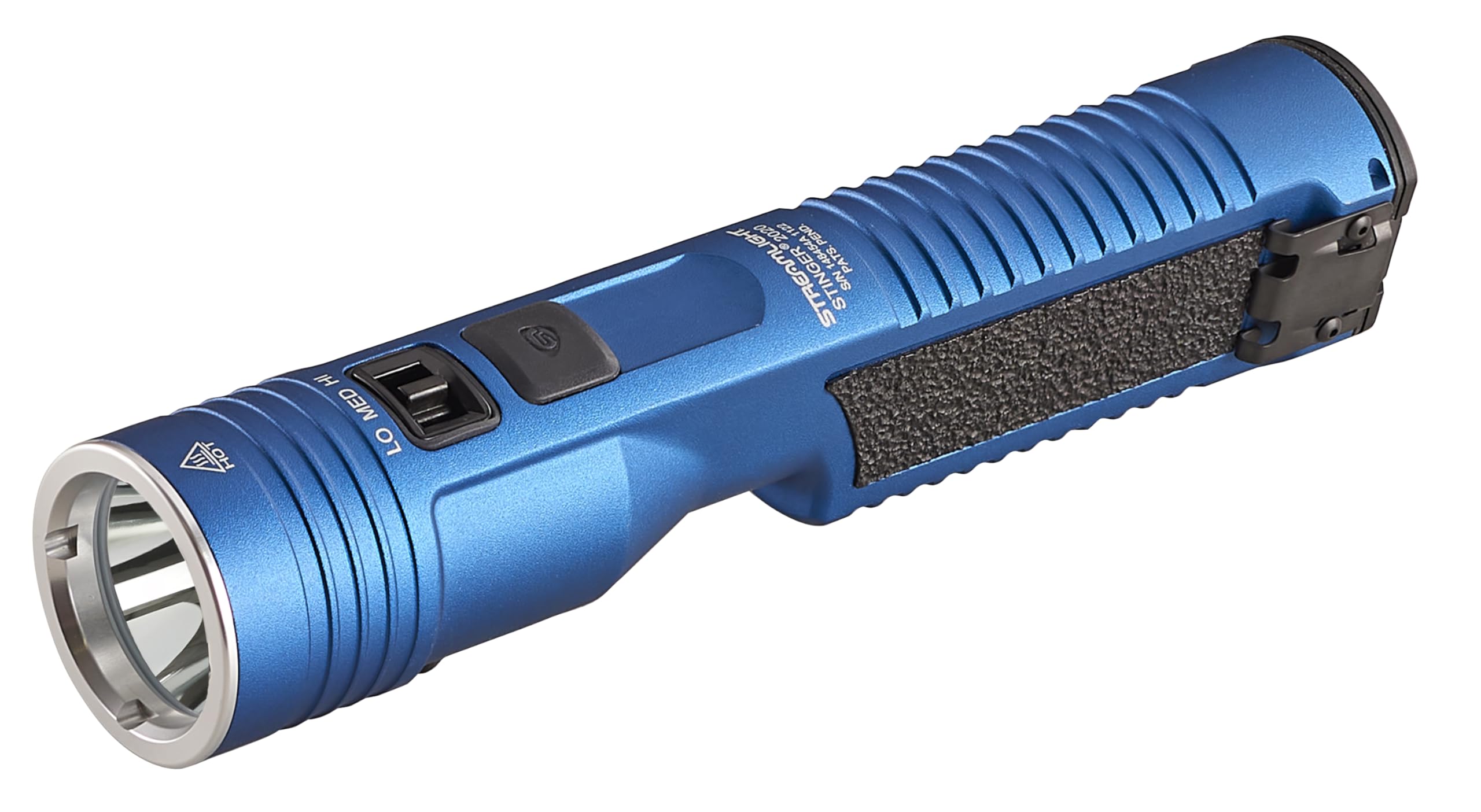 Streamlight 78131 Stinger 2020 2000-Lumen Rechargeable Professional Flashlight With 120V Ac/12V Dc 1 Holder Charger, Blue