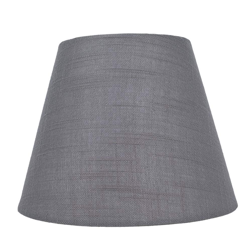 Alucset Small Lamp Shade, Barrel Fabric Lampshade For Table Lamp And Floor Light, 6X10X7.5 Inch, Natural Linen Hand Crafted, Spi
