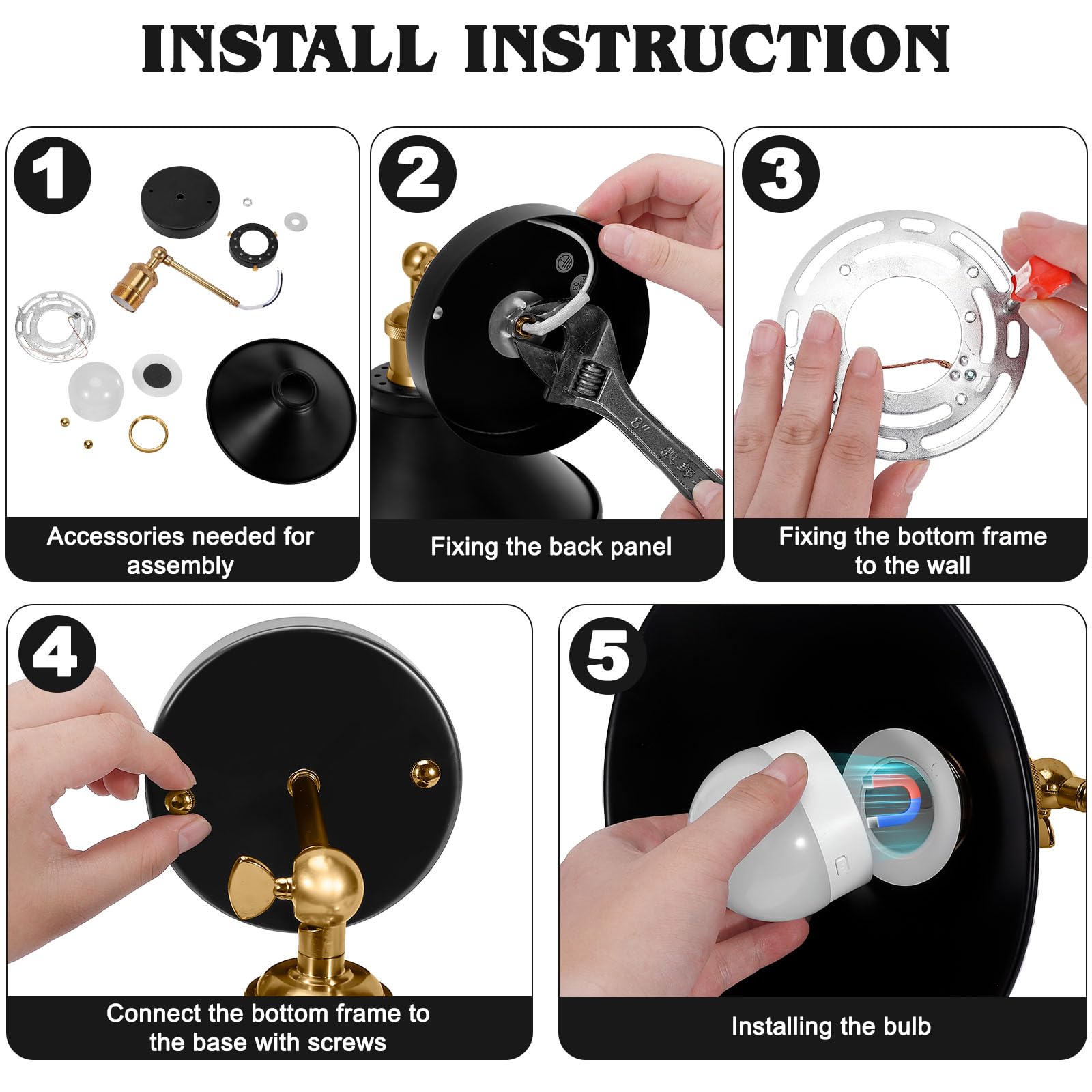 Merlight Battery Operated Wall Sconces Set, Wireless Wall Sconces With Dimmable Remote Control, Usb Charging, Warm White/Natural