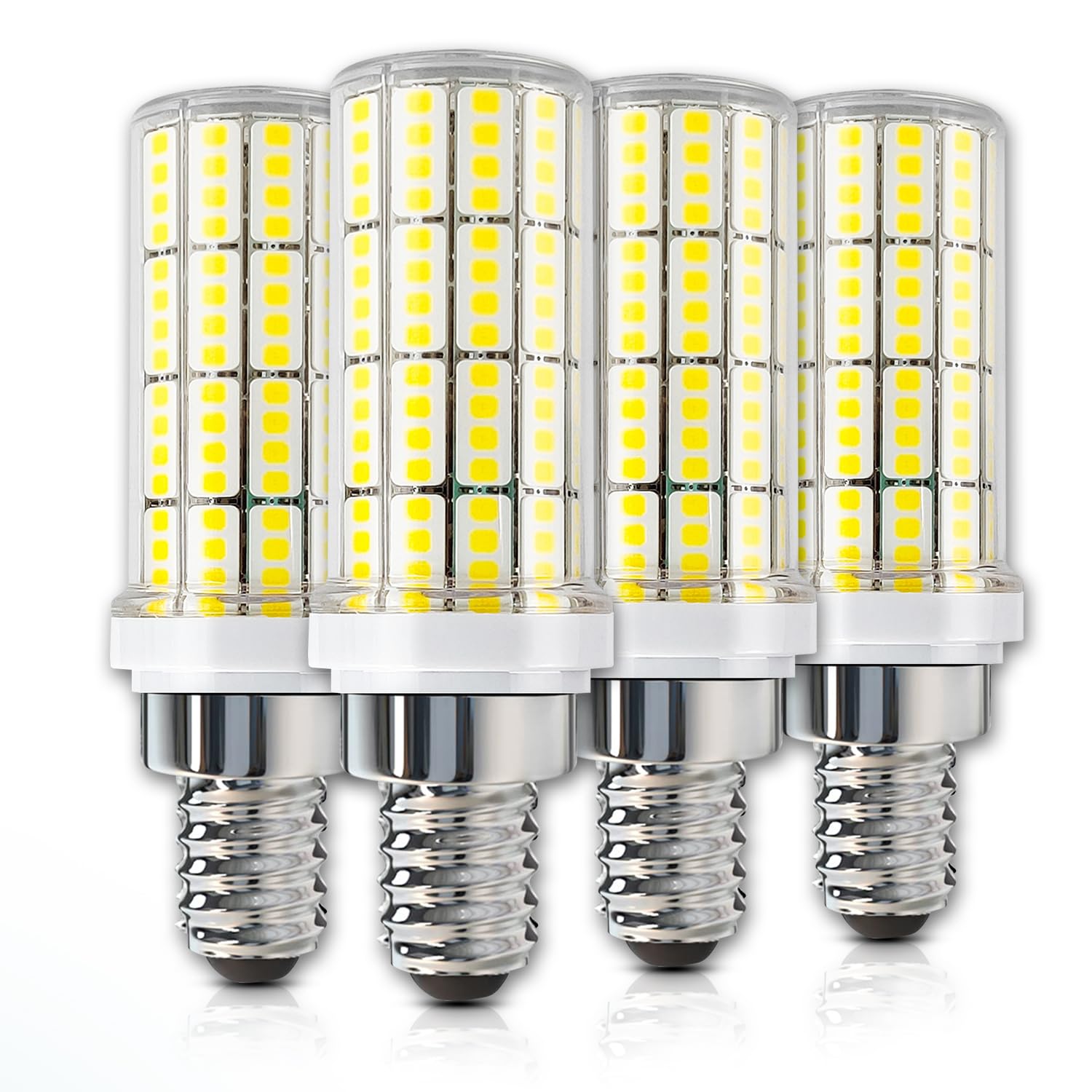 Riuvao 4 Pack E12 Led Bulb 200W Equivalent Chandelier Light Bulbs Bright E12 Leds Candelabra Bulb 5000K Daylight White 2500Lm Le