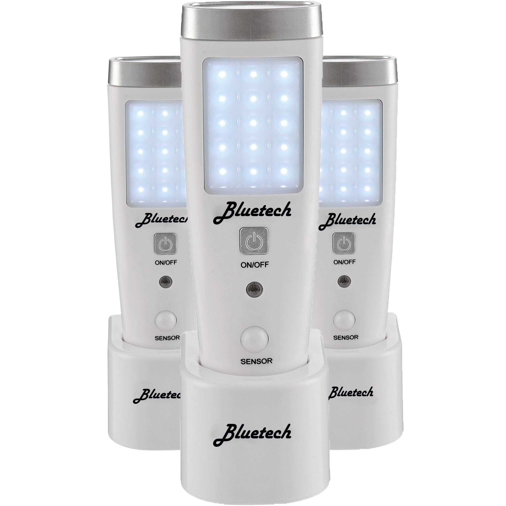 Avalon LED Flashlight Night Light, Motion Detection, Power Failure Light, 3 Pack, White, Model A3EMERGENCYLIGHT