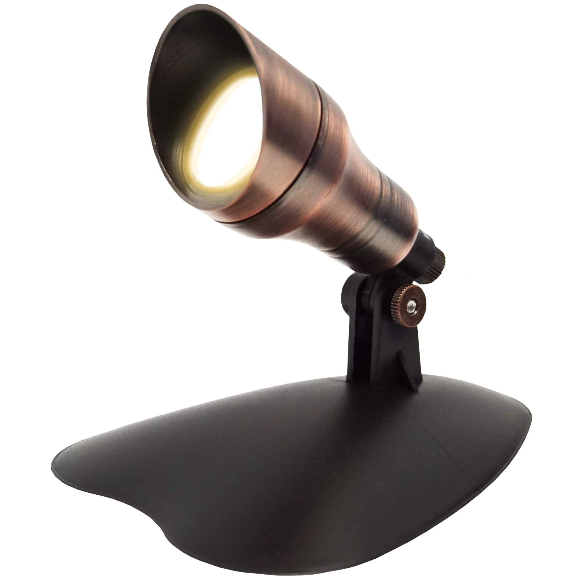 Ignite Landscape Lighting 4-Watt Bronze LED Spotlight for Landscape Lighting, Ponds, and Water Features - 4WSPOT-BZ