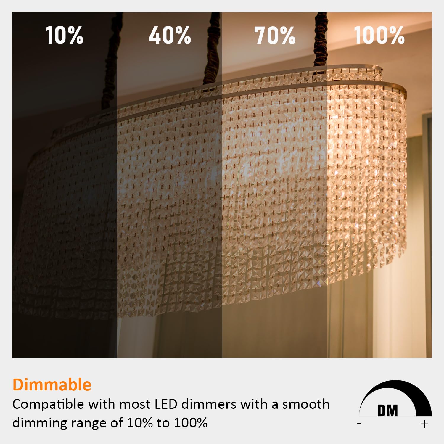 Maelsrlg G9 Led Bulb Dimmable, 40 Watt Equivalent, Warm White 3000K, T4 4W 400Lm, G9 Bi-Pin Base Light Bulbs For Chandelier, Van