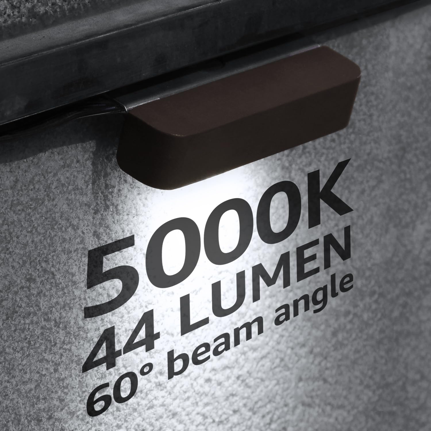 LEONLITE 8-Pack 4 LED Hardscape Paver Lights, 5000K Daylight, Low Voltage 12V, ETL Listed, 40,000 Hours Lifes