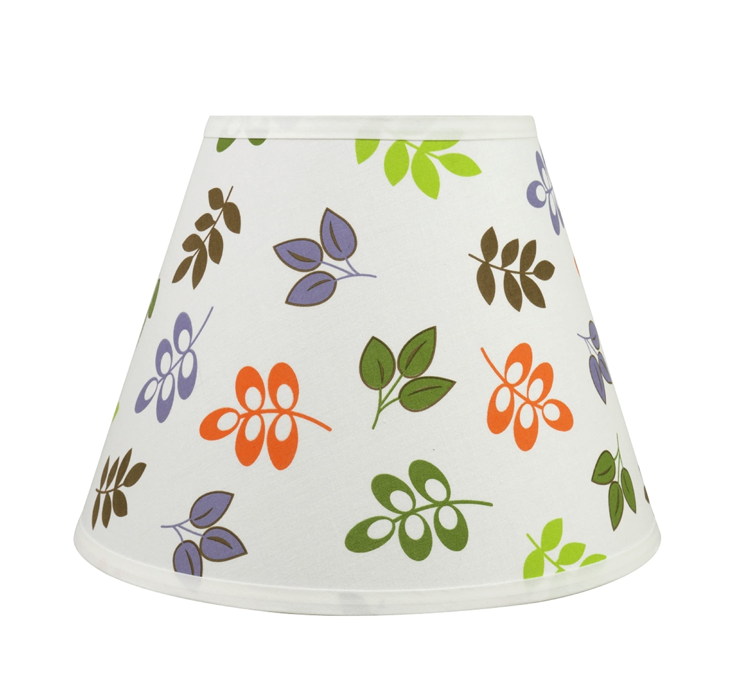 Aspen Creative Empire Lamp Shade, Off White, Linen, 7in Top x 13in Bottom x 9.5in Slant Height, Model 32190