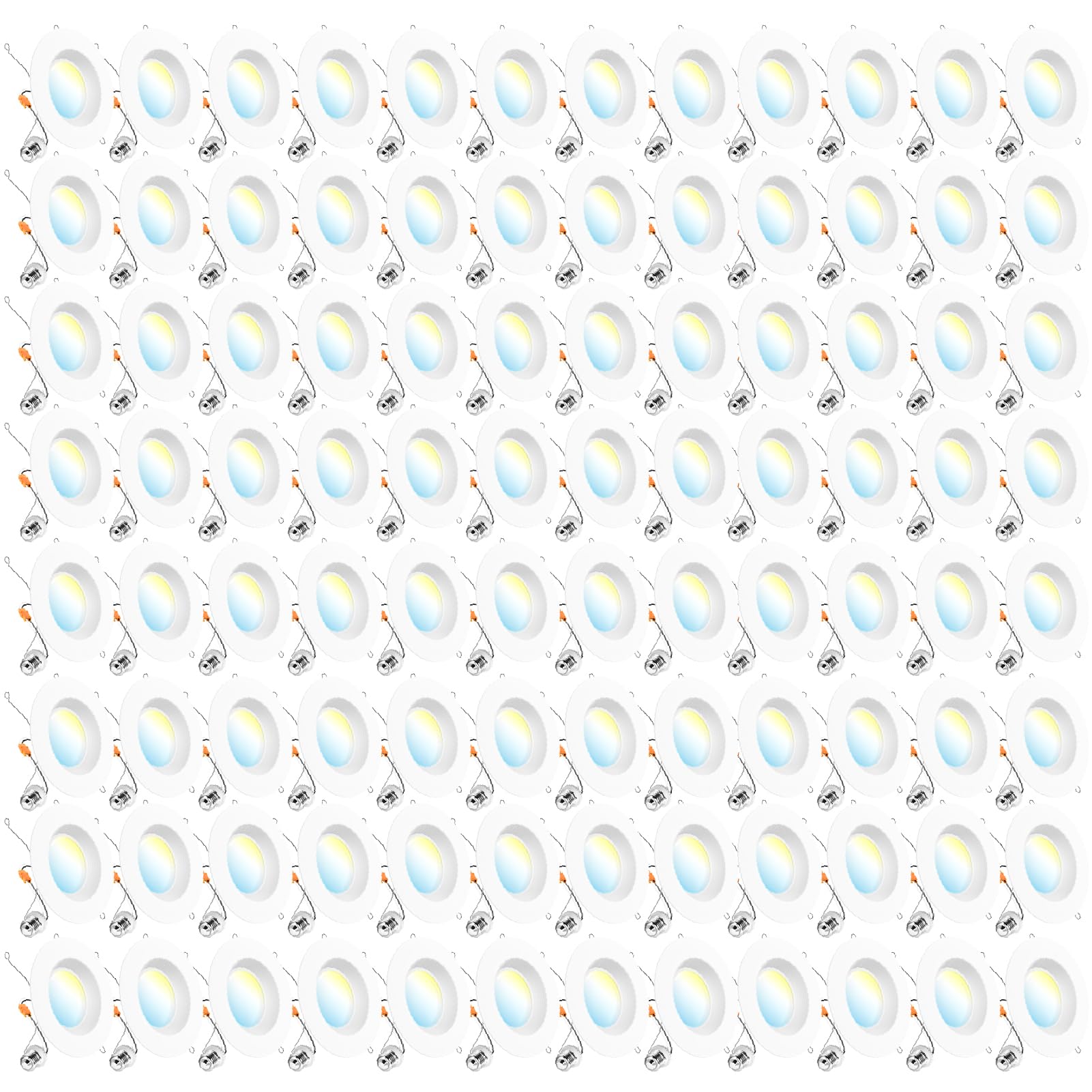 Sunco Lighting LED Can Lights Retrofit 5/6 Inch Dimmable 13W 1050 LM 96 Pack 5 CCT (2700K-5000K) Polycarbonate B