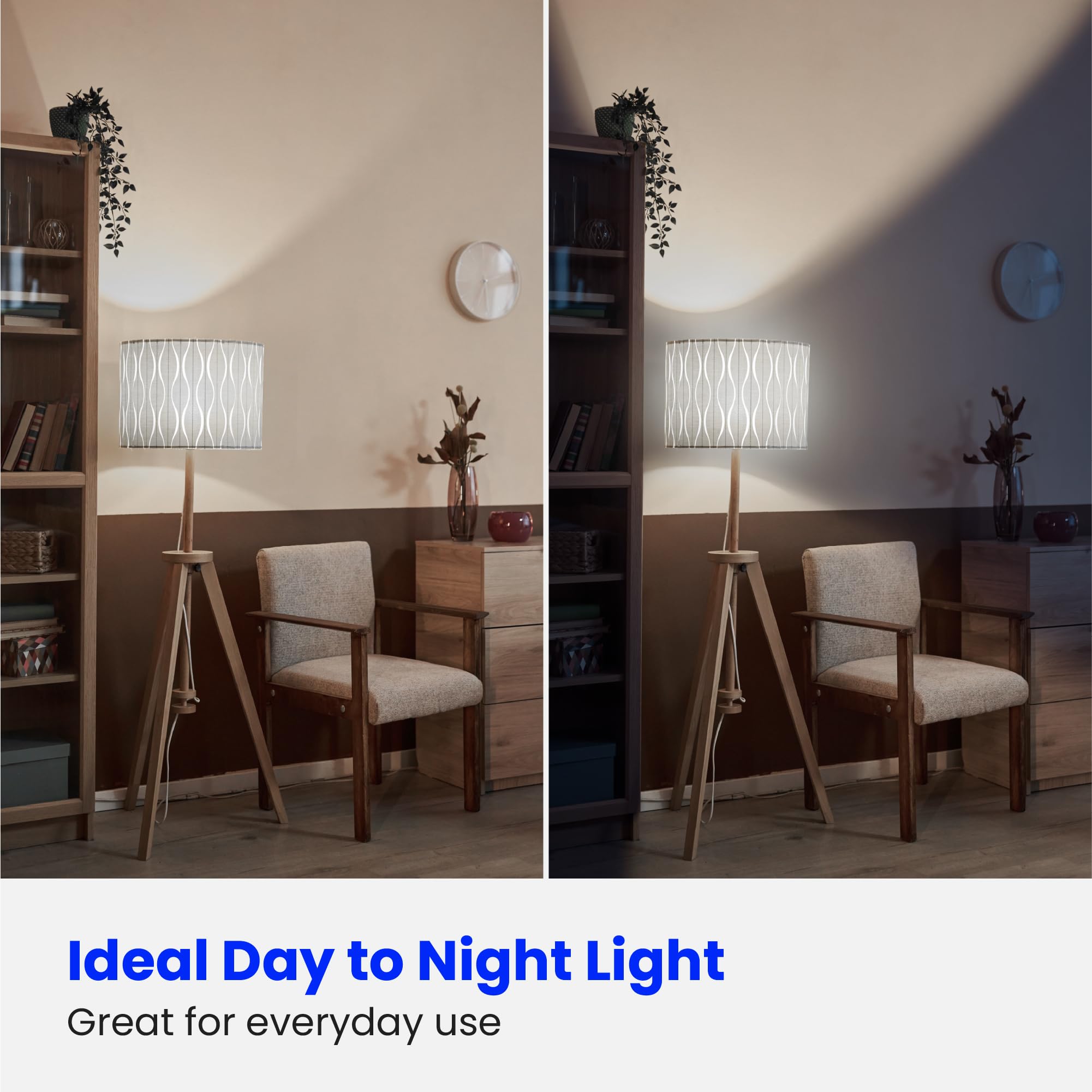 Feit Electric A19 LED Light Bulbs 60W Equivalent 800 Lumens Non-Dimmable 3000K Warm White 24 Count Model A800830/10KLED/MP/