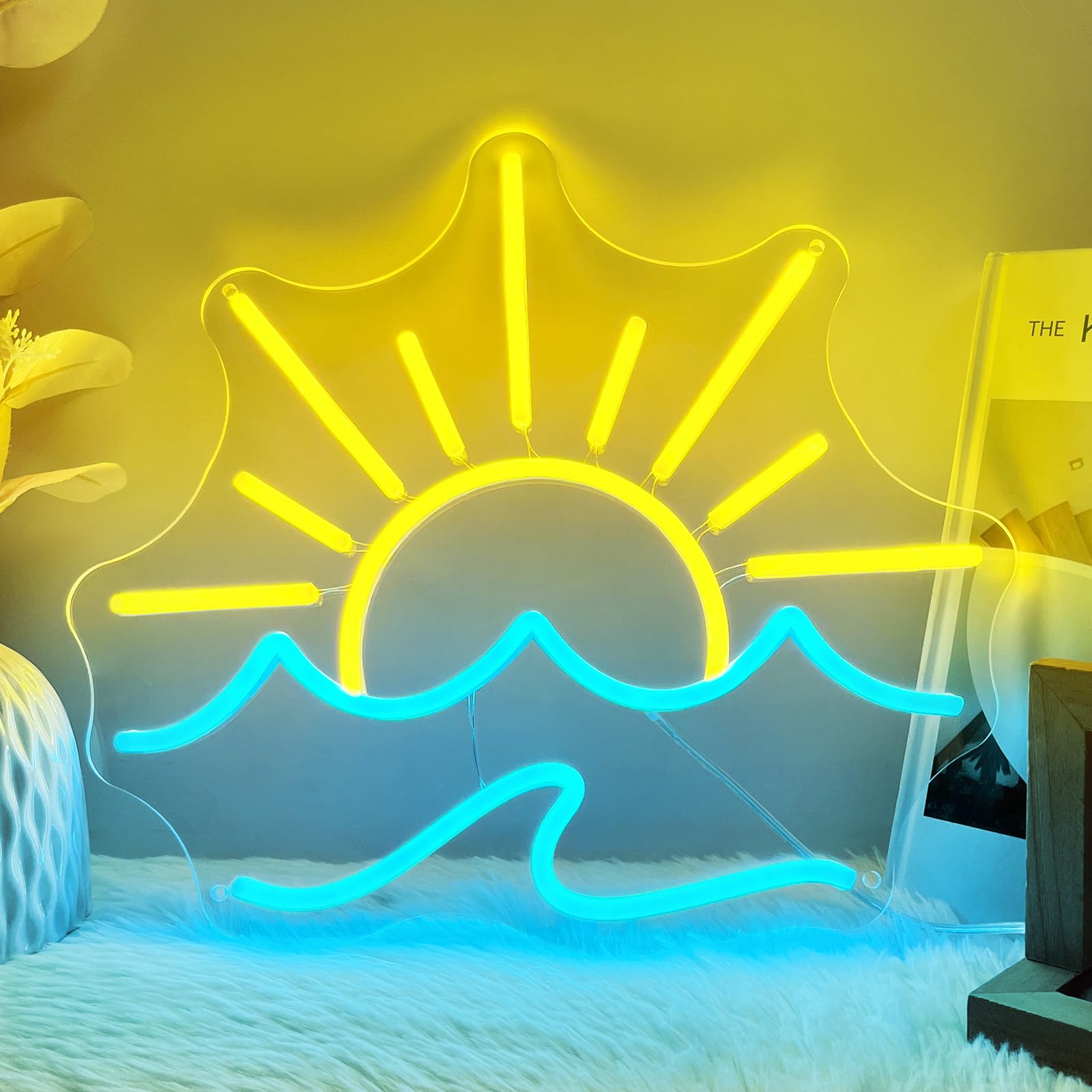 Sunrise Sunset Neon Sign Sun Wave Neon Signs For Wall Decor  Sun Night Light With Dimmable Usb Powered Led Neon Ligh Best Gifts For Kids