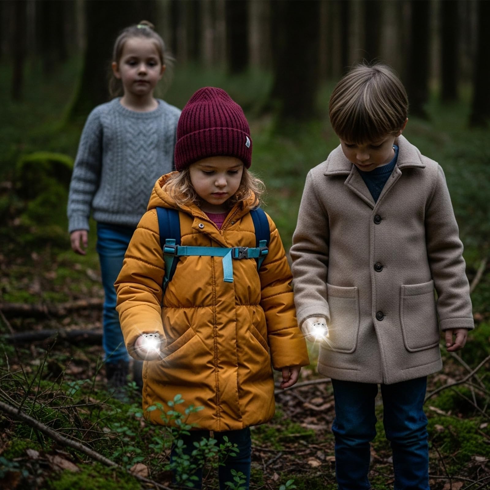 Tremdwoto Cute Turtle Kids Flashlight, Rechargeable LED, Green/Brown, Ideal for Camping & Outdoor Adventures
