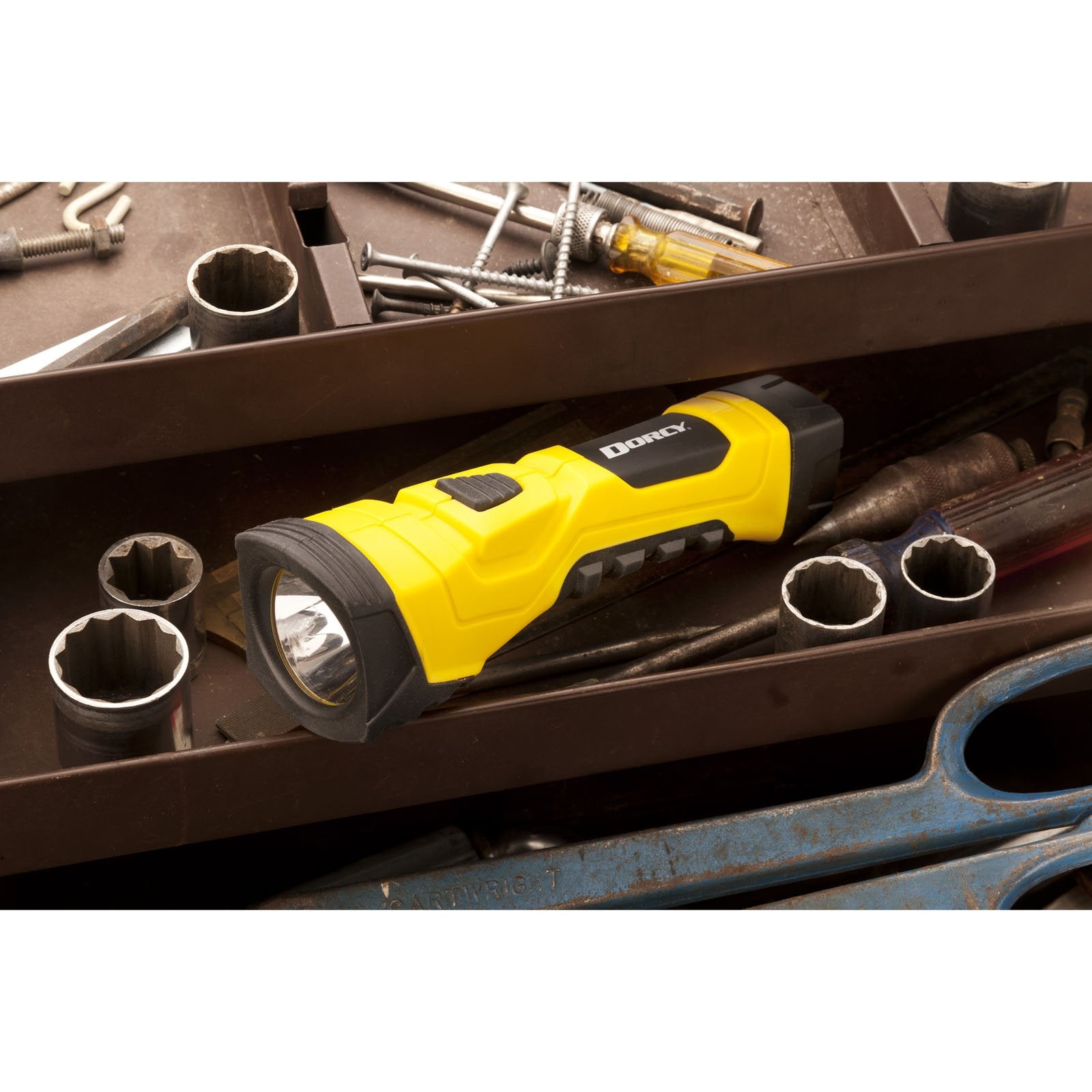 Dorcy 414750 5 Hour 180 Lumens Led Cyber Light Flashlight, Yellow/Black
