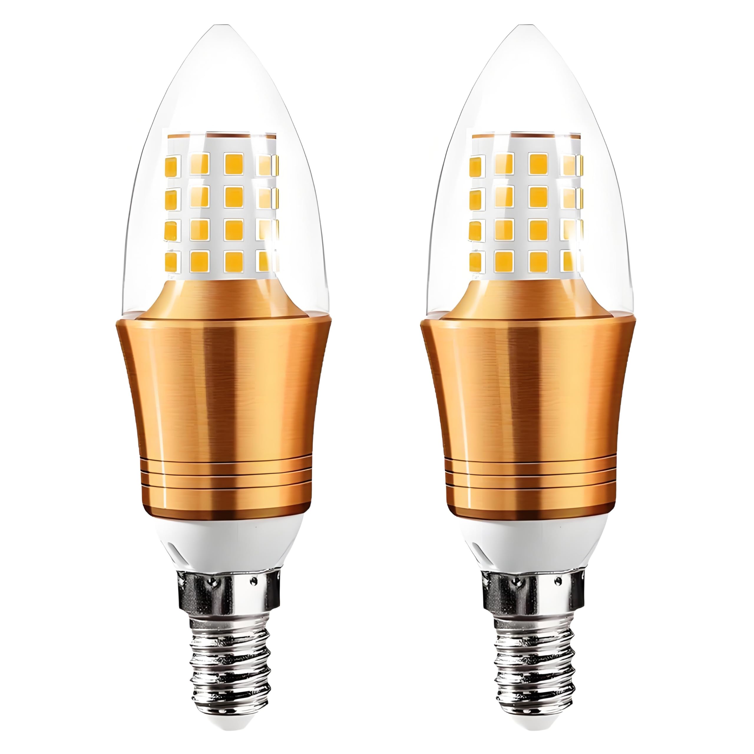 E12 Led Candelabra Base Bulbs 9W Decorative Candle Base 60 Watt Equivalent E12 Candle Lamp For Ceiling Fan Dining Room Home Deco