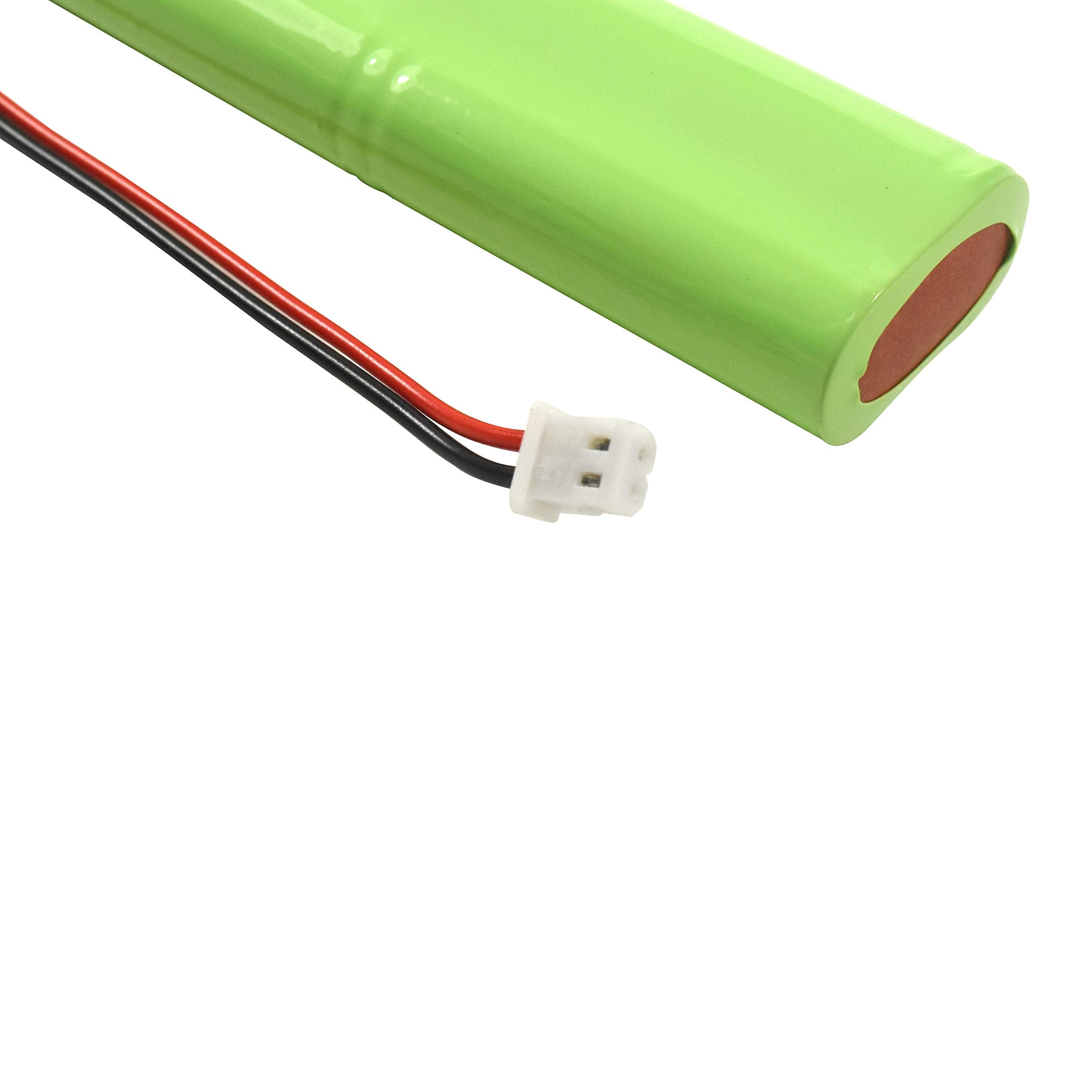 Hqrp Emergency Exit Light Battery Compatible With Unitech Bbat0043A Lithonia Elb-B003 Elb-B004 Bat9.6V700 Aa700Mah Aa900Mah 9.6V 700Mah Ni-Cd Bbatoo43A