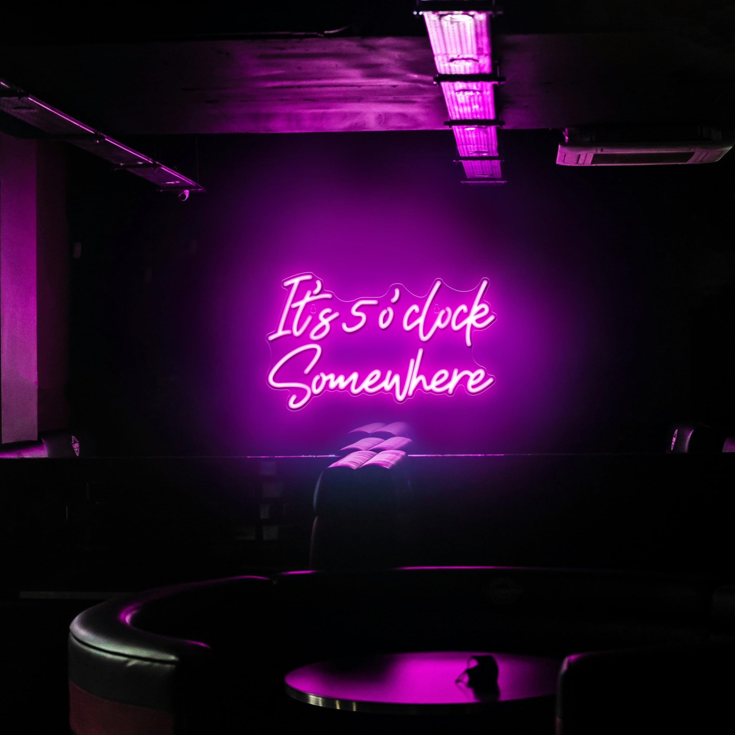 Kavaas Its 5 OClock Somewhere Neon Sign  Neon Bar Signs For Home Bar Decor  Man Cave Pub Party - Best Gifts For Husband  Father  Birthday  Christmas